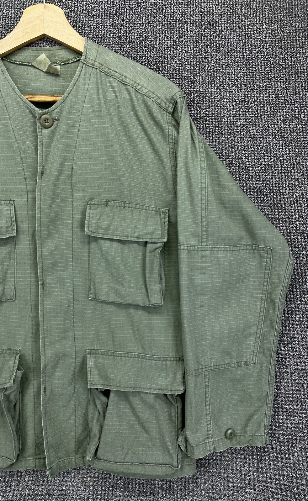 Vintage Vintage Rotcho Military Tactical Pocket Rip Stop Jacket Size US S / EU 44-46 / 1 - 4 Thumbnail