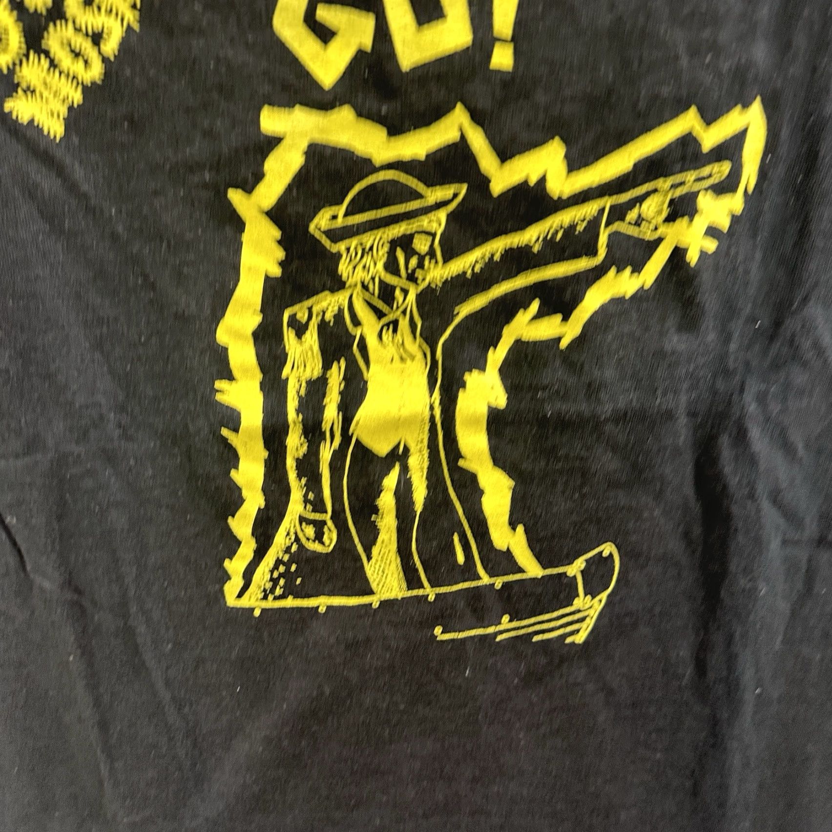 Hanes VINTAGE George Moshington Shirt Mens M Black 90s Punk Band Tee Makings Phx Unruh Size US M / EU 48-50 / 2 - 6 Thumbnail