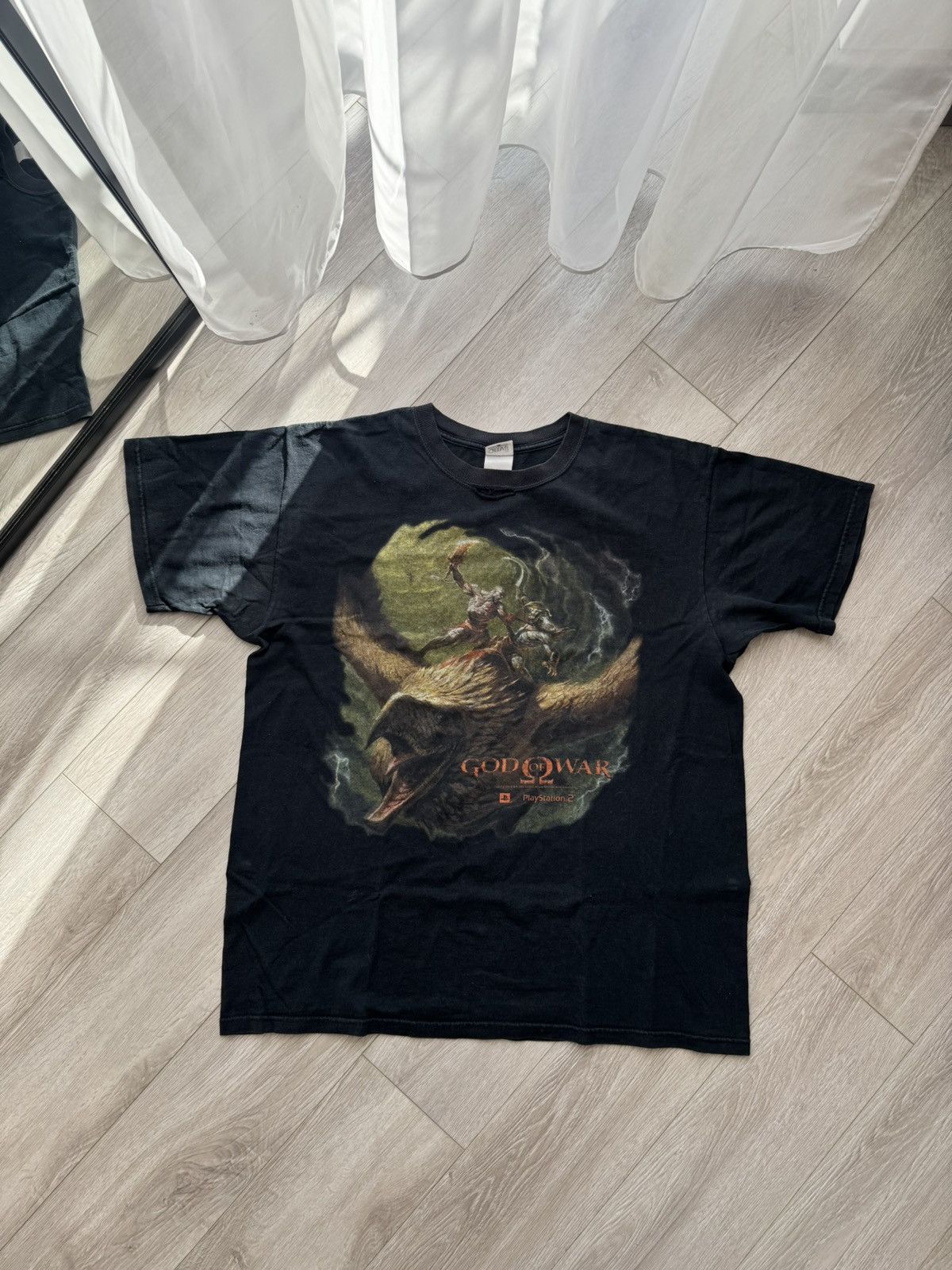 Playstation 2007 Vintage God Of War PlayStation Game Kratos T-Shirt Size US L / EU 52-54 / 3 - 1 Thumbnail