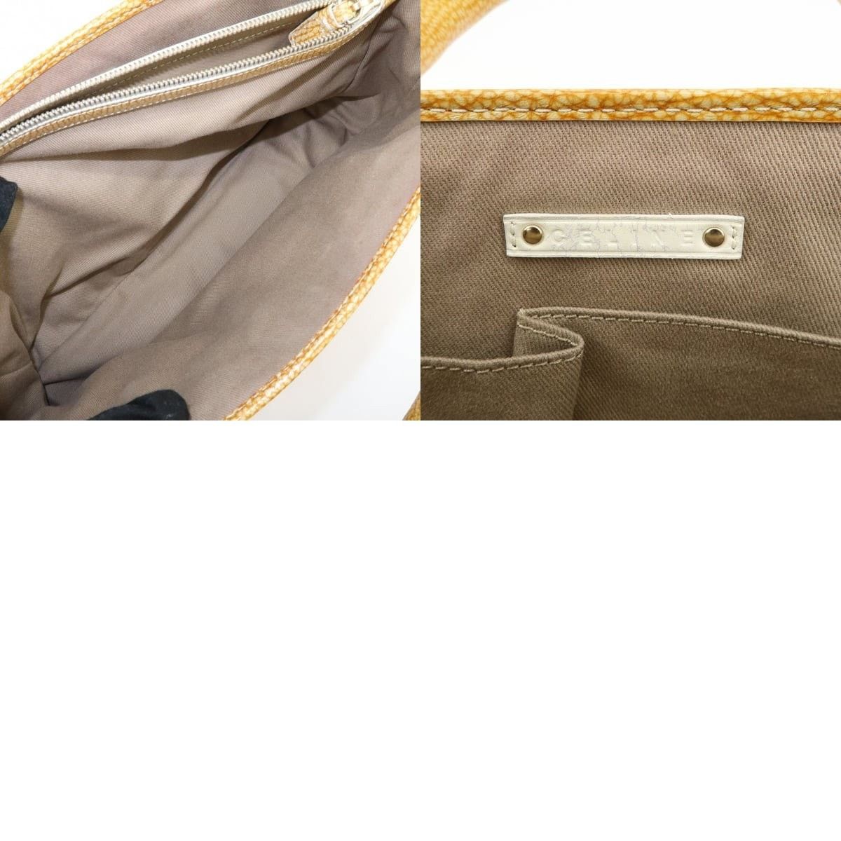 Celine Celine Macadam Boogie Canvas & Leather Satchel Red Size ONE SIZE - 8 Thumbnail