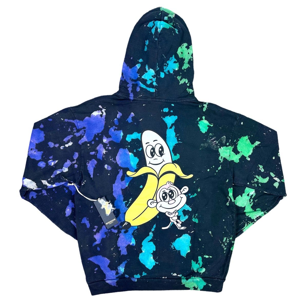 image of Bananas Monkey 2 Dye 4 Hoodie Size Large, Men's