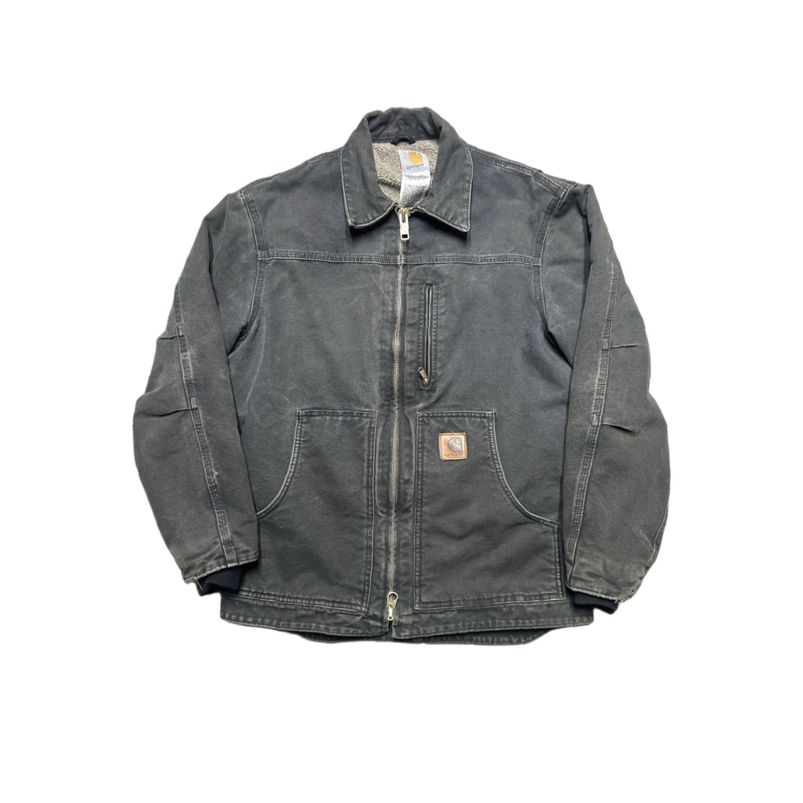 Carhartt Carhartt J284 Sherpa Lined Work Jacket Black | Grailed