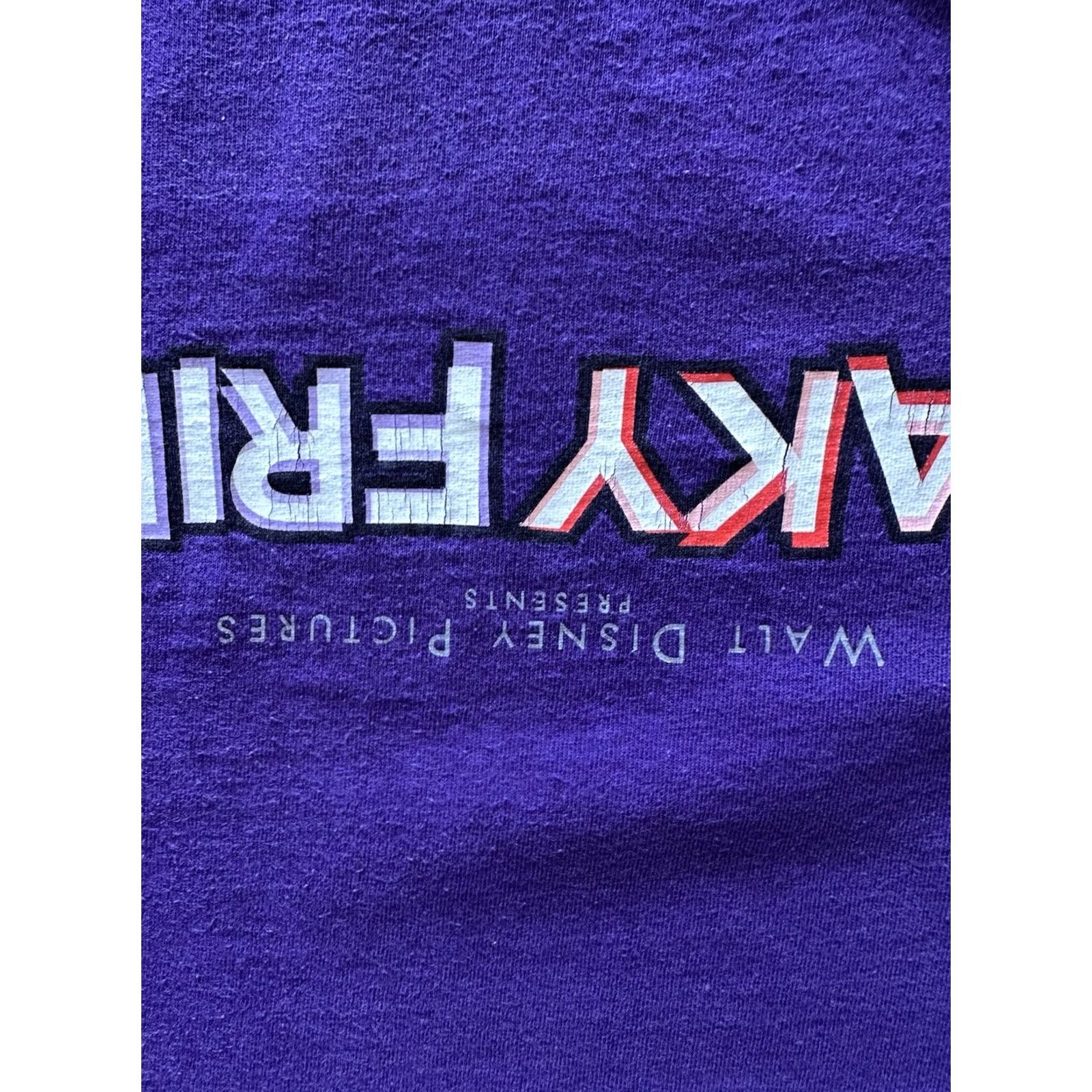 Delta VINTAGE Y2K Freaky Friday Movie Promo Tee Lindsey Lohan Walt Disney Purple XL Shirt Mens" Size US XL / EU 56 / 4 - 3 Thumbnail