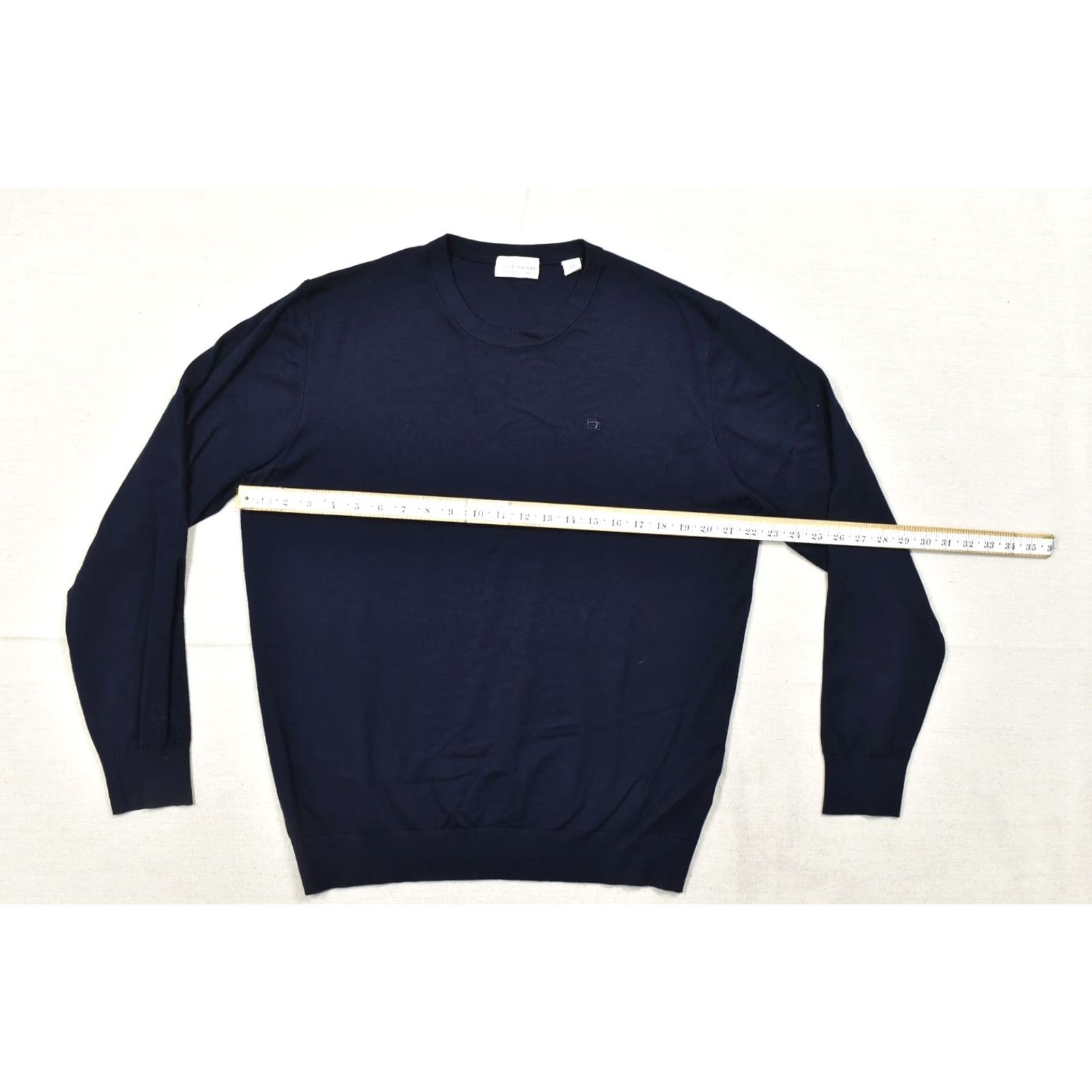 Scotch & Soda Scotch & Soda Amsterdam Couture Navy Blue Crewneck Sweater XXL Viscose Blend Regular Mens Pullover Knit Giftwear Size US XXL / EU 58 / 5 - 8 Thumbnail