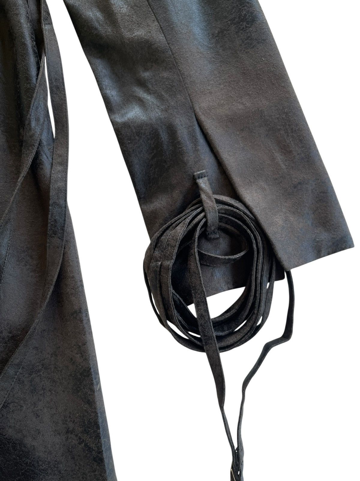 Japanese Brand Luxury Anndrhomme Moleskine Trench Coat Size S / US 4 / IT 40 - 15 Thumbnail