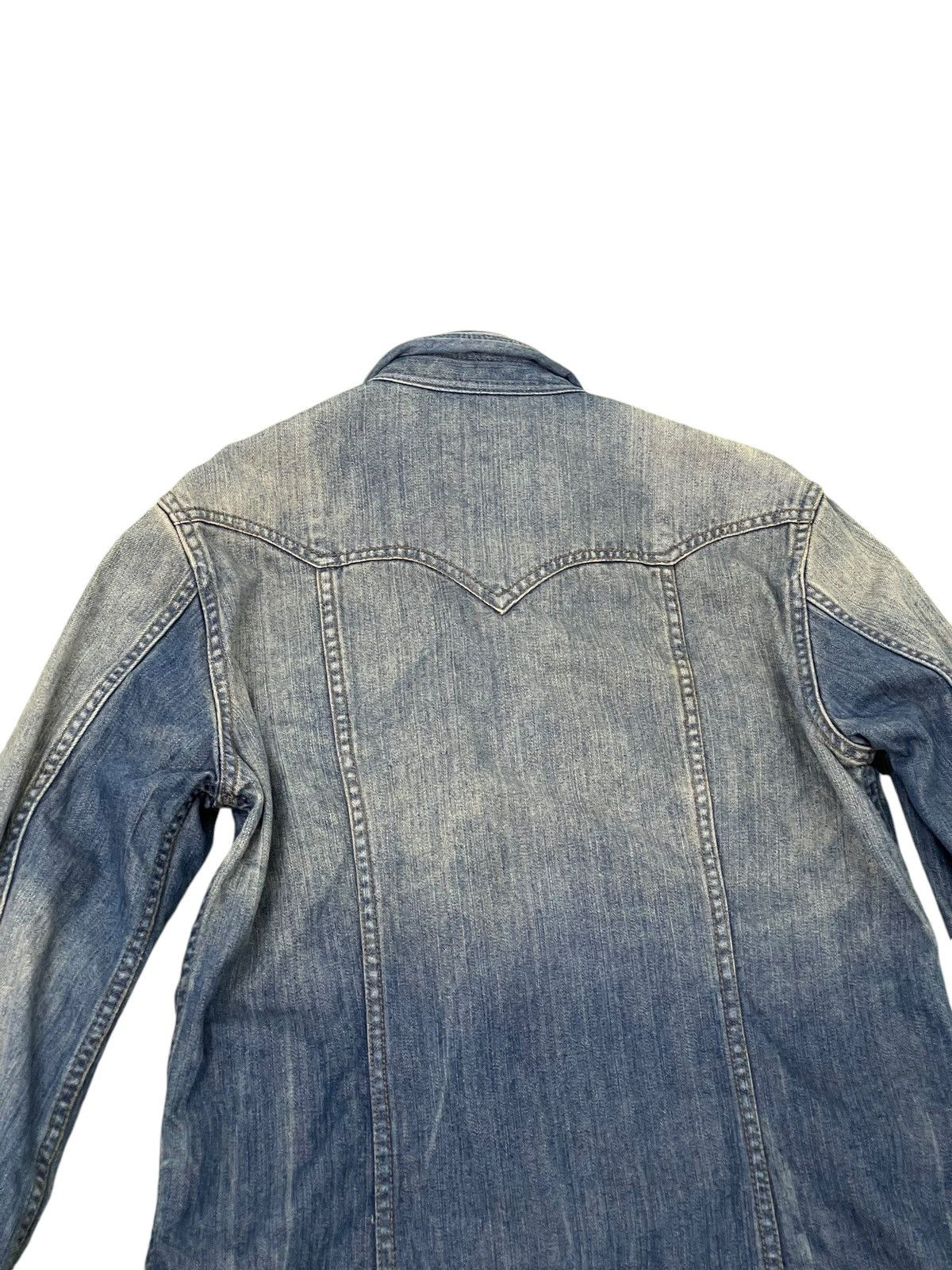 Japanese Brand Western Denim Shirt Nicole Club Japan Faded Slim 5🟩9 Size US S / EU 44-46 / 1 - 13 Thumbnail