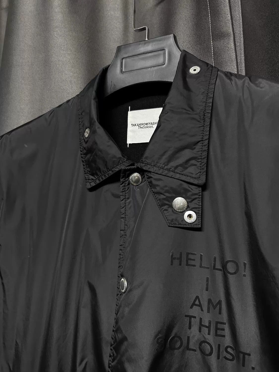 Takahiromiyashita The Soloist. SOLOST 18SS Coach Jkt Collar Inner Fleece Lining 46 8/10 Size US S / EU 44-46 / 1 - 4 Thumbnail