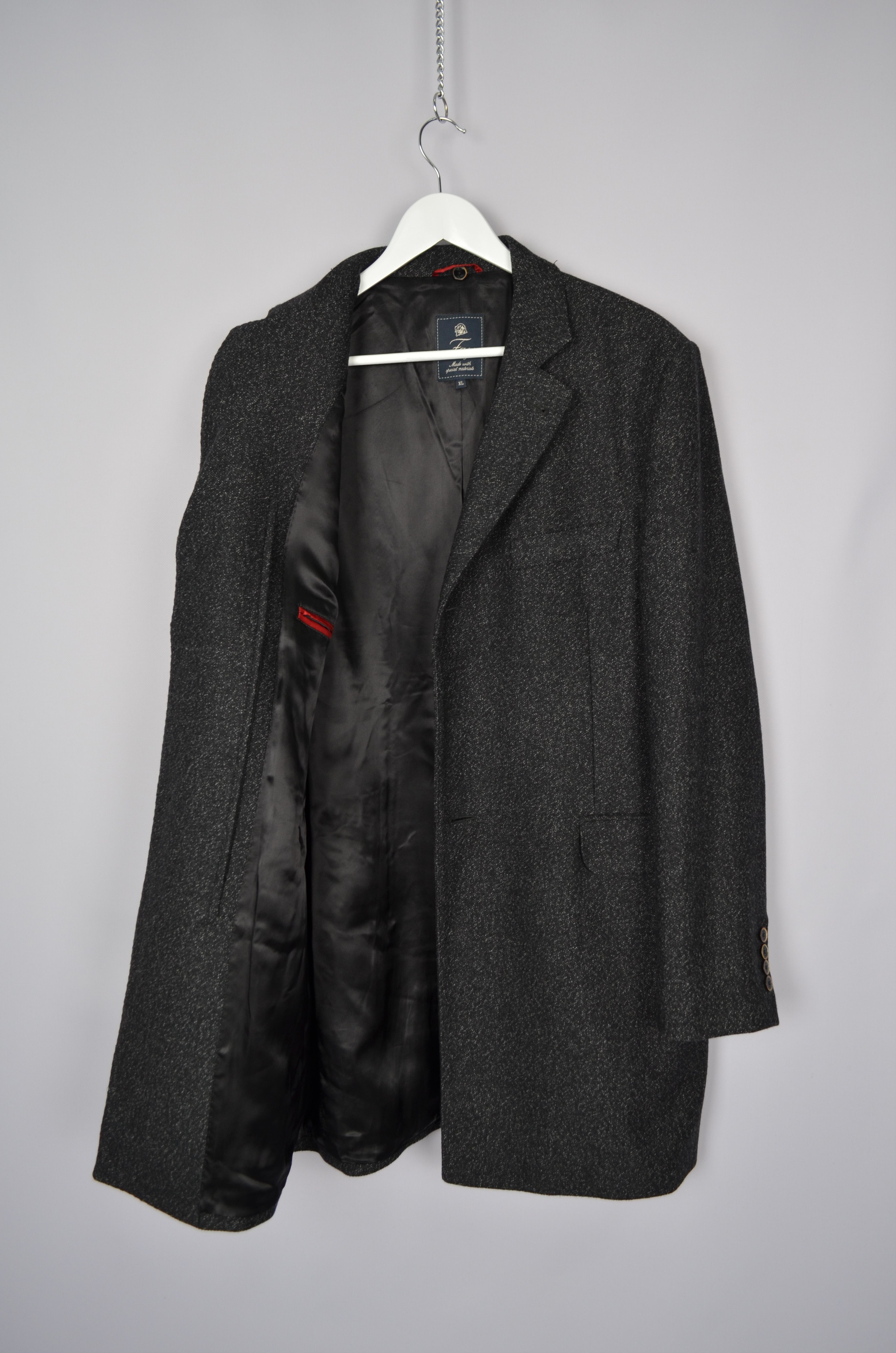 Designer × Fay Fay Wool Lined Jacket Overcoat Coat Made in Italy Luxury Size US XL / EU 56 / 4 - 6 Thumbnail