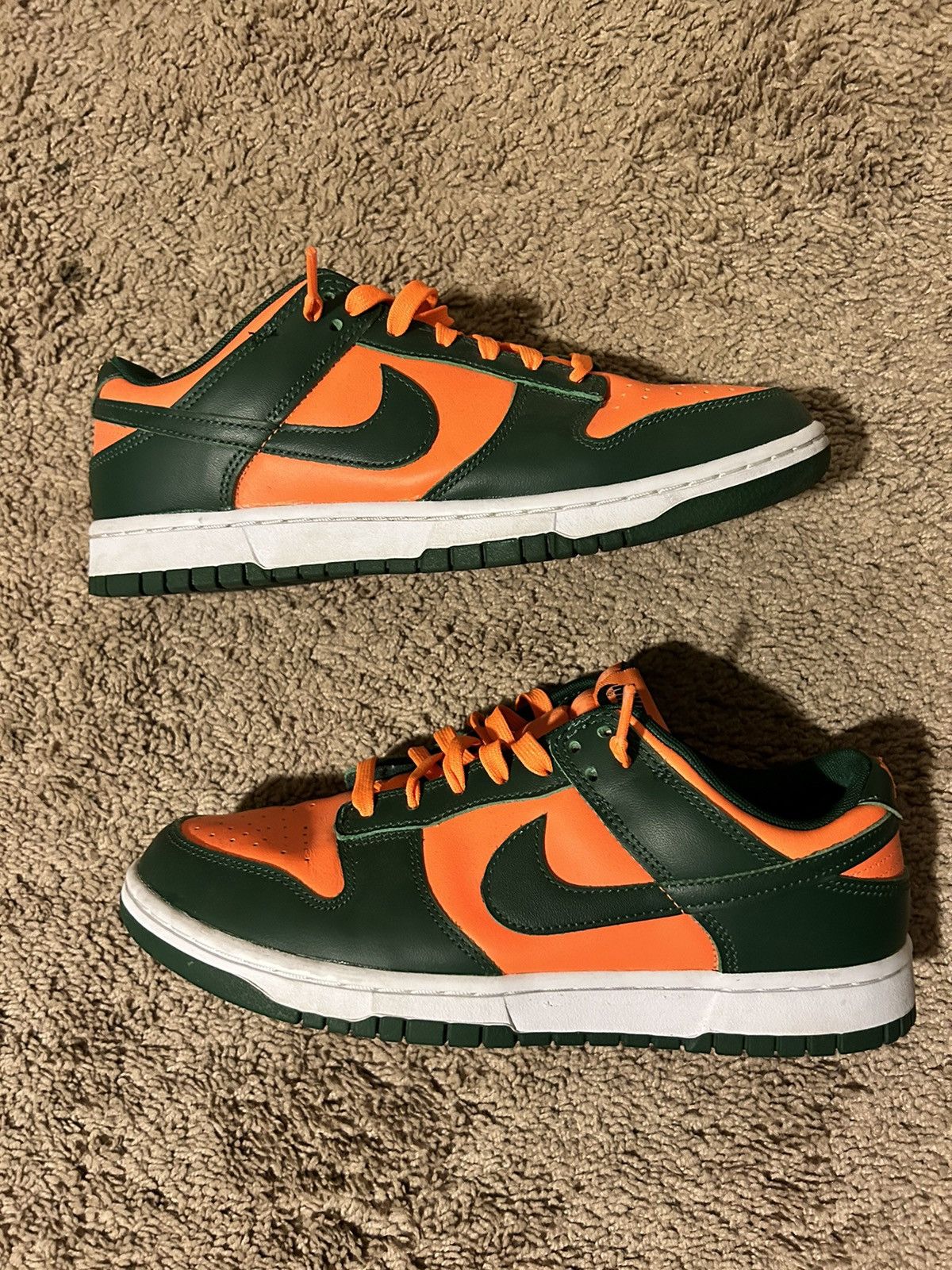 Nike Nike Dunk Low ‘Miami Hurricanes’ (M 9.5) Size US 9.5 / EU 42-43 - 1 Thumbnail