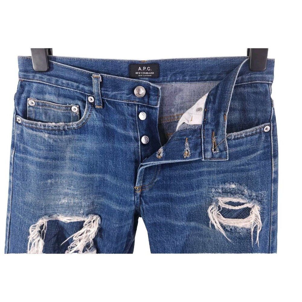 A.P.C. A.P.C. New Standard Japanese Slim Leg Denim Jeans 29 Mens Size US 29 - 5 Thumbnail