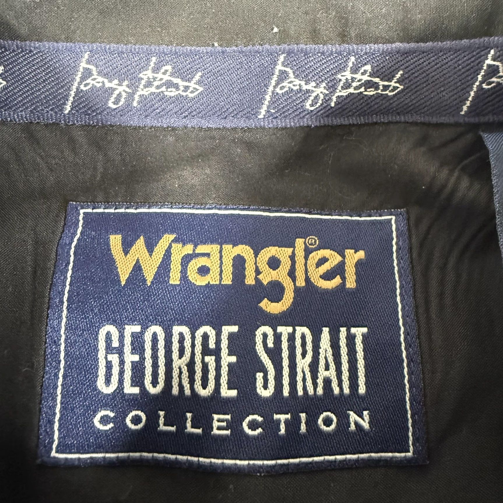 Wrangler Wrangler Shirt Mens Large George Strait Justin Boots Embroidered Western Cowboy Shirt Size US L / EU 52-54 / 3 - 7 Thumbnail