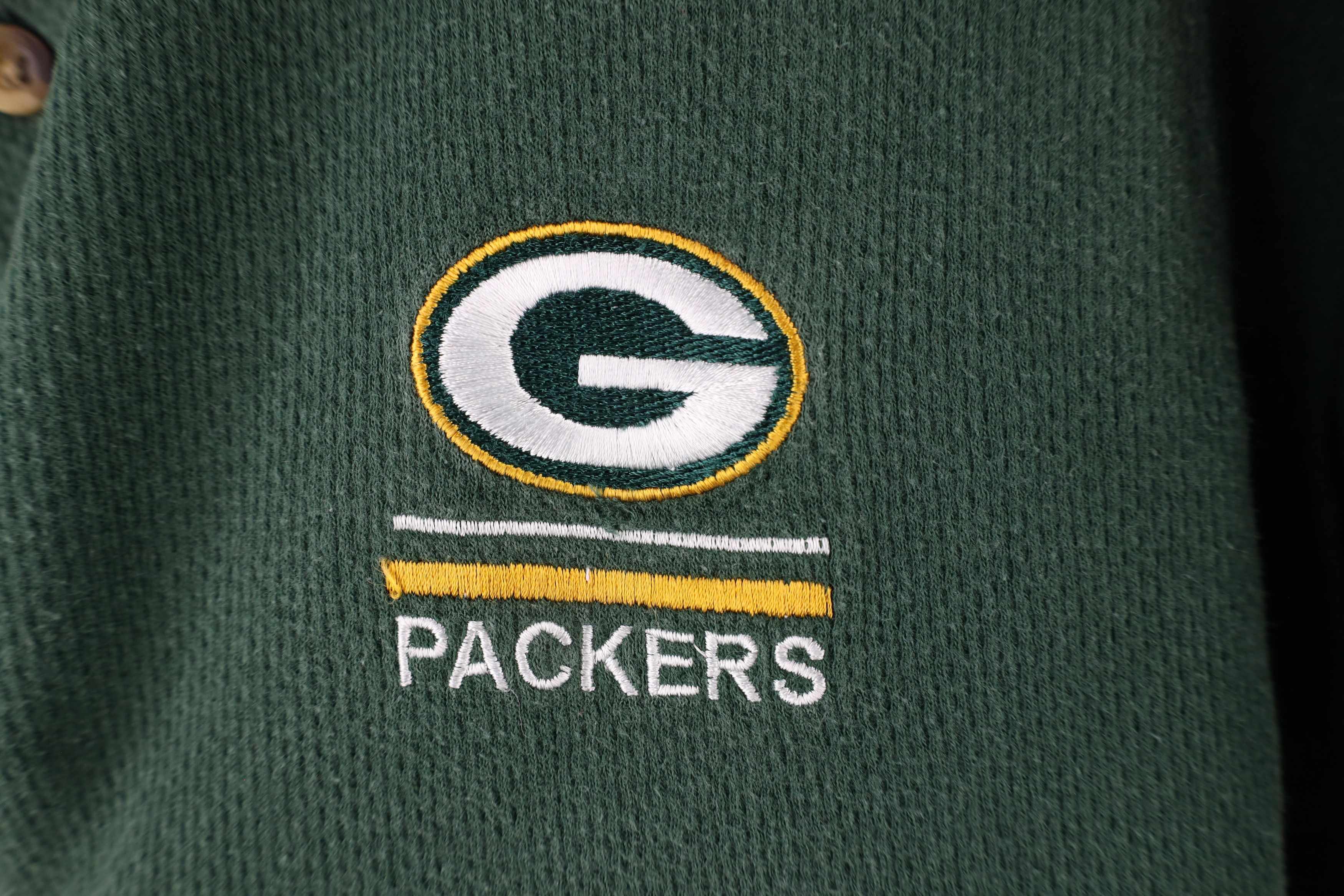 Vintage Vintage 90s Out Heavyweight Green Bay Packers Football Polo Size US XL / EU 56 / 4 - 4 Thumbnail