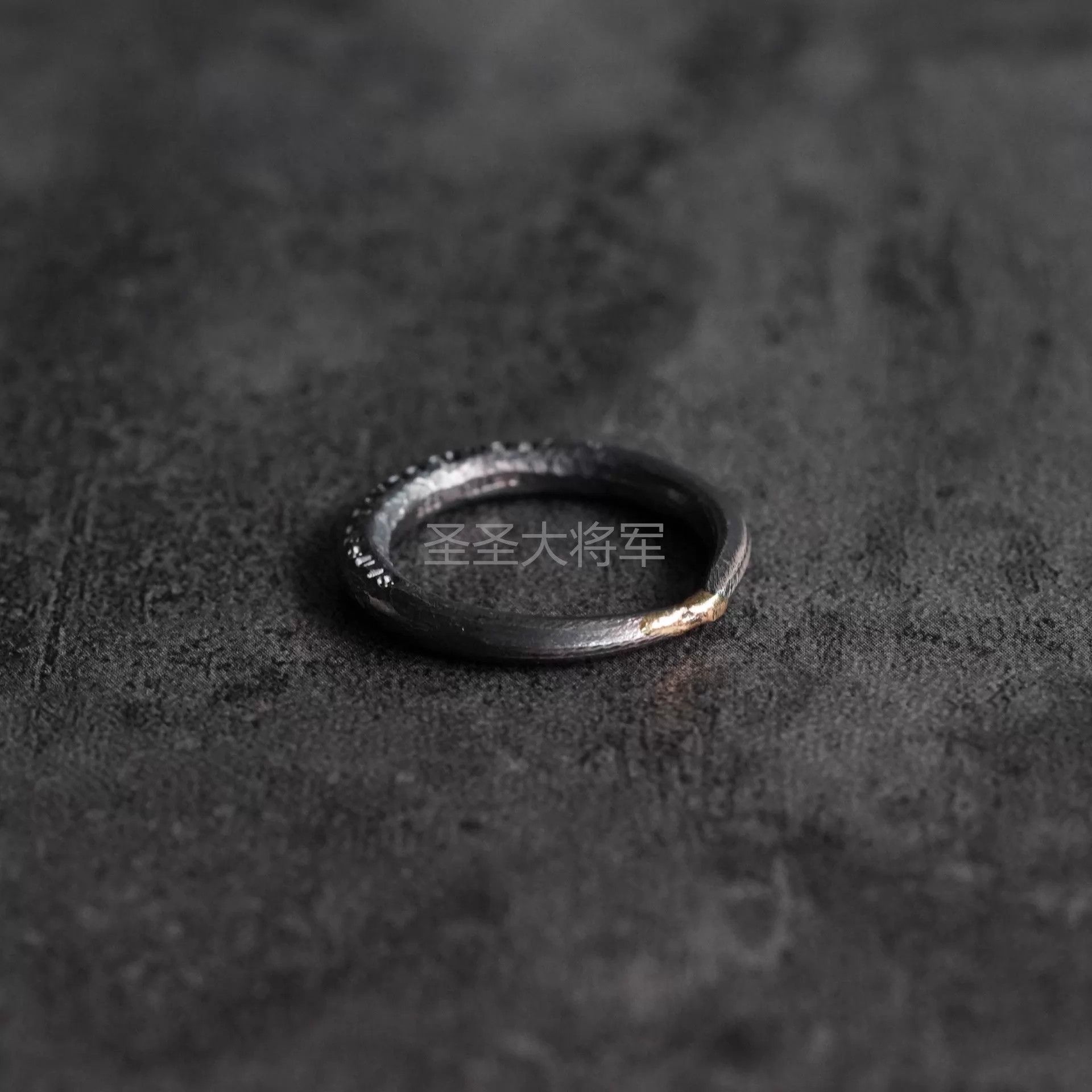 DETAJ Detaj Aged 18K GP Sterling Silver R Je Suis Comme Je Suis Size ONE SIZE - 5 Thumbnail