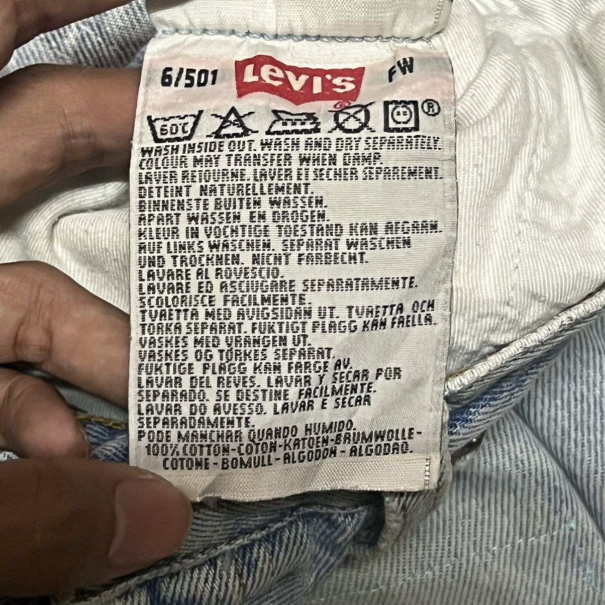 Levi's Vintage Distressed Levis 501 Denim Jeans Size US 31 - 10 Thumbnail