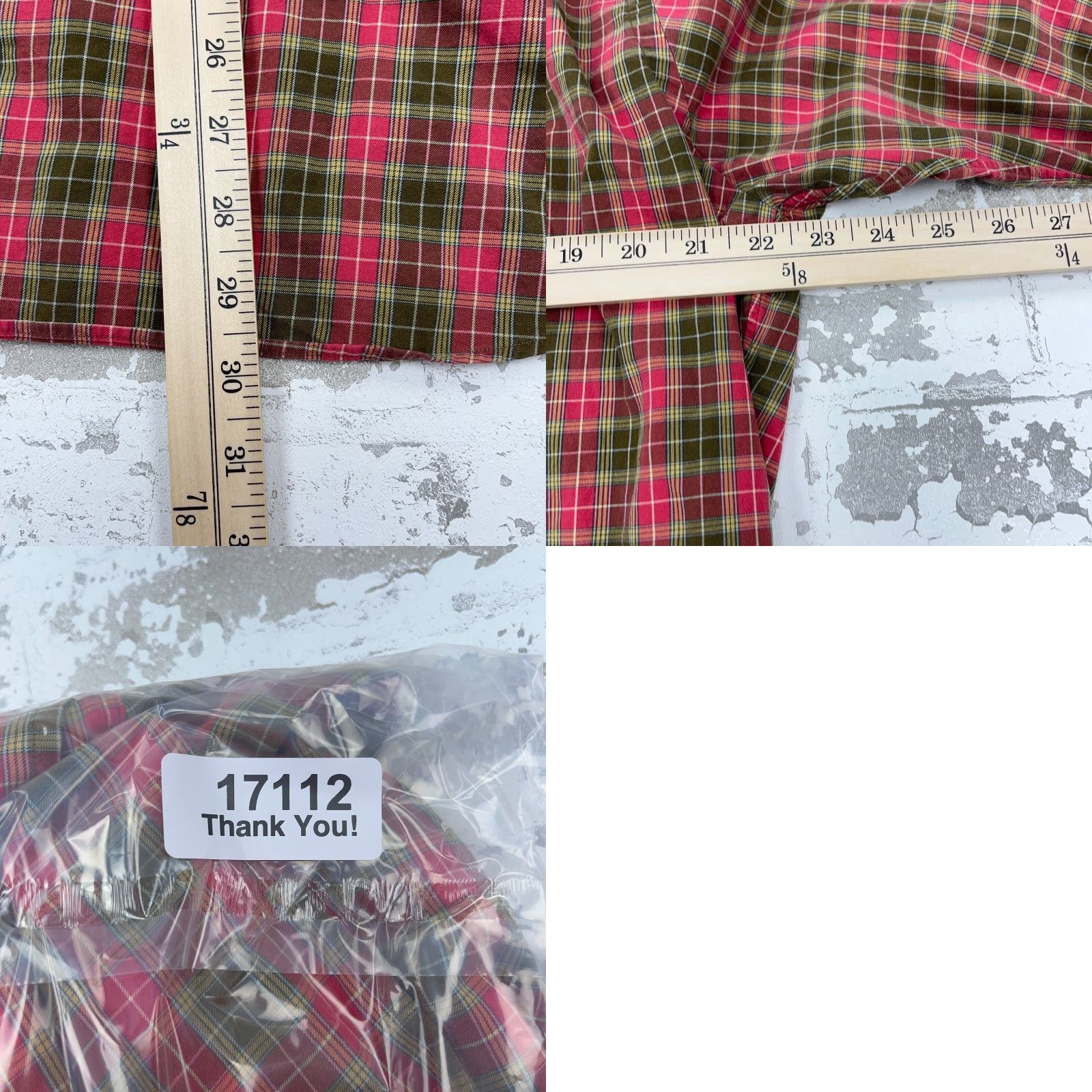 Ralph Lauren Ralph Lauren Shirt Men Large Pink Green Plaid Button-Up Classic Fit Flannel 90s Colorful Preppy Mens Size US L / EU 52-54 / 3 - 8 Thumbnail