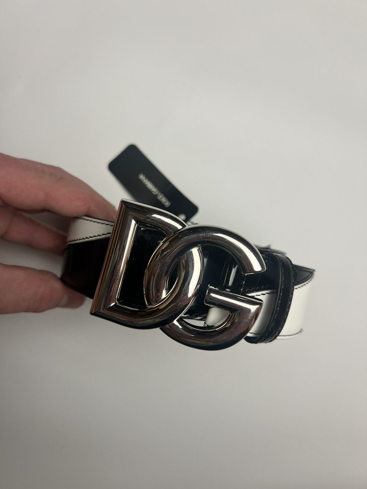 Dolce & Gabbana Dolce & Gabbana Black/White Zebra Belt Size ONE SIZE - 12 Thumbnail