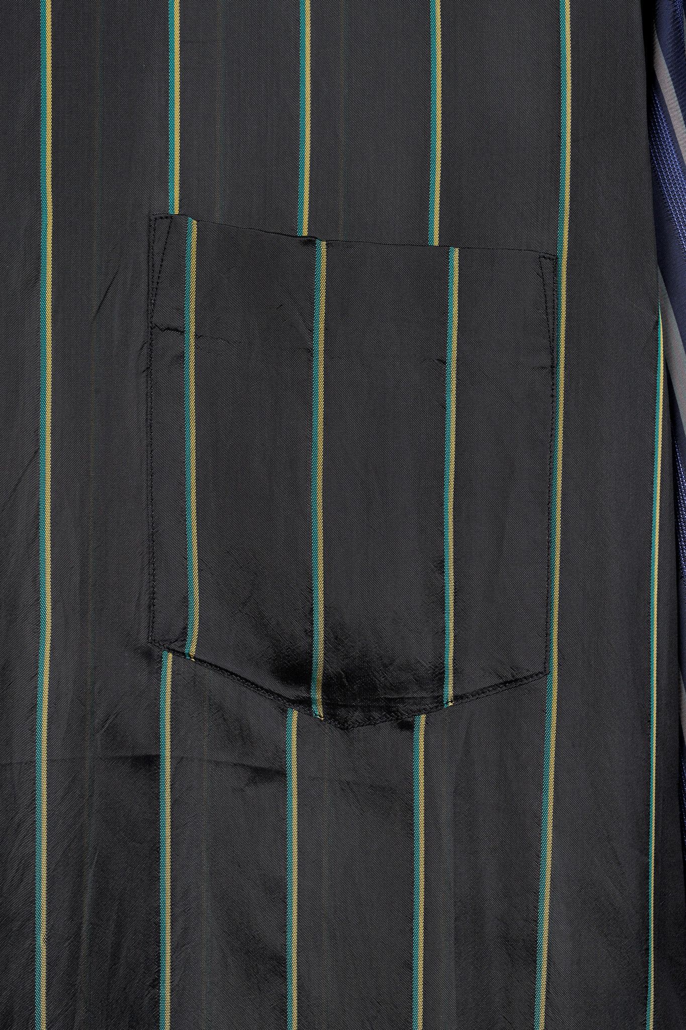 Comme des Garcons Comme des Garçons Shirt Black Multi-Colour Stripe Button Up Size US M / EU 48-50 / 2 - 7 Thumbnail
