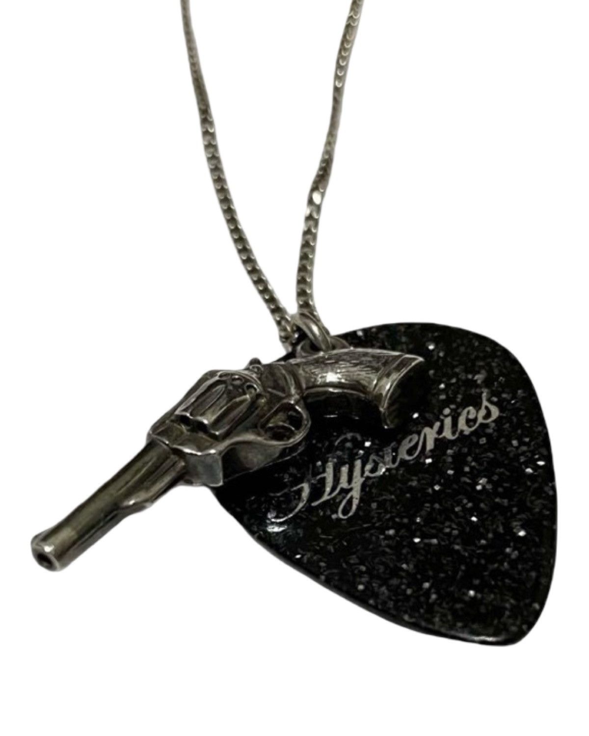 Hysteric Glamour 925 Silver Revolver Gun Necklace Chain Size ONE SIZE - 5 Thumbnail