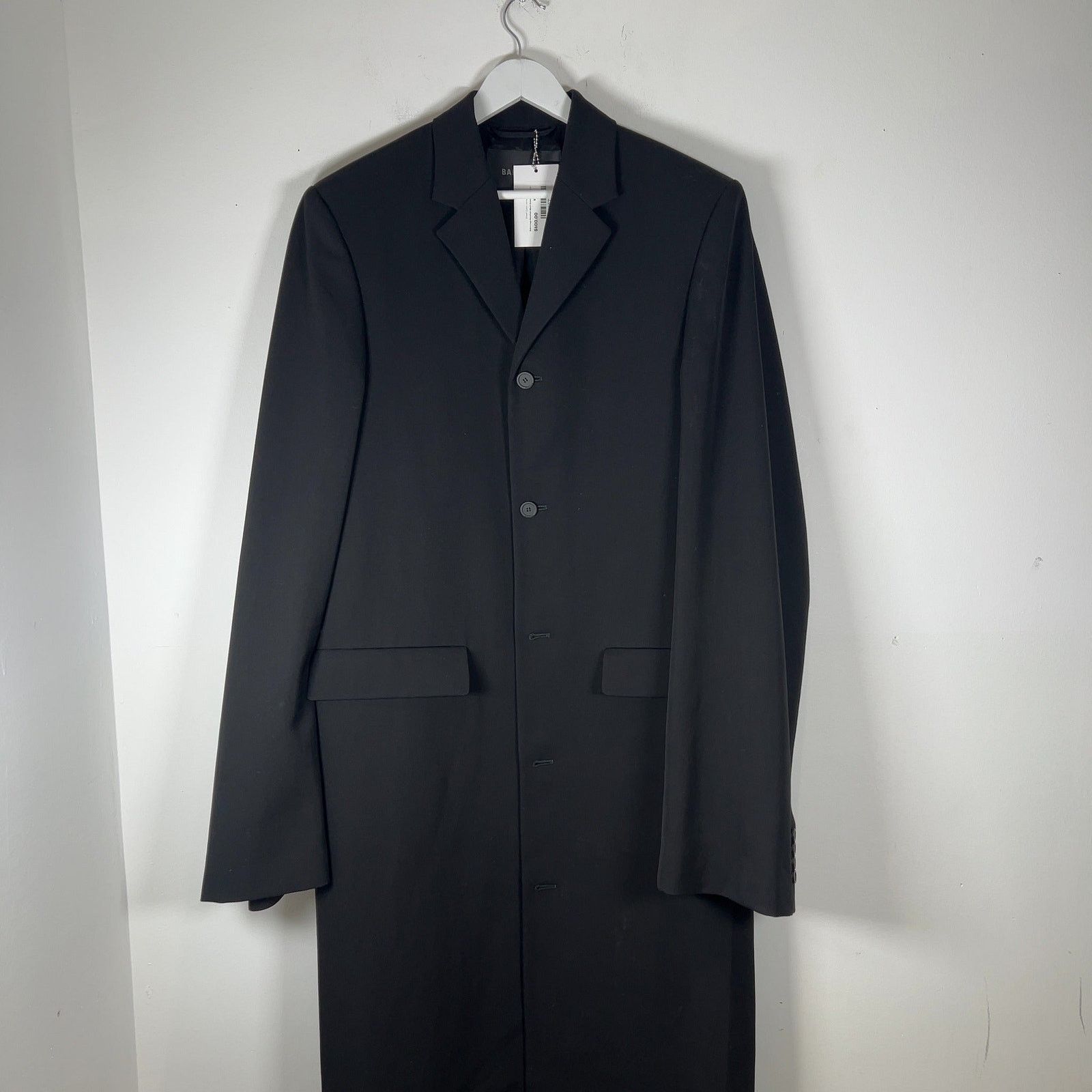 Balenciaga Balenciaga Barathea Black Duster Trench Coat Size US M / EU 48-50 / 2 - 10 Thumbnail