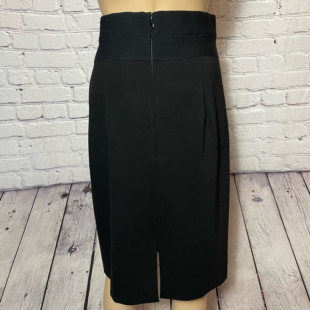 Diane von Furstenberg Diane von Furstenberg Elsa Woven Pencil Black Skirt Size 12 Size 34" / US 12 / IT 48 - 3 Thumbnail