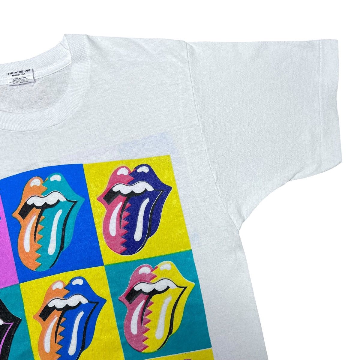 Band Tees Vintage 1989 The Rolling Stones Steel Wheels Tour Band Tee Size US M / EU 48-50 / 2 - 8 Thumbnail