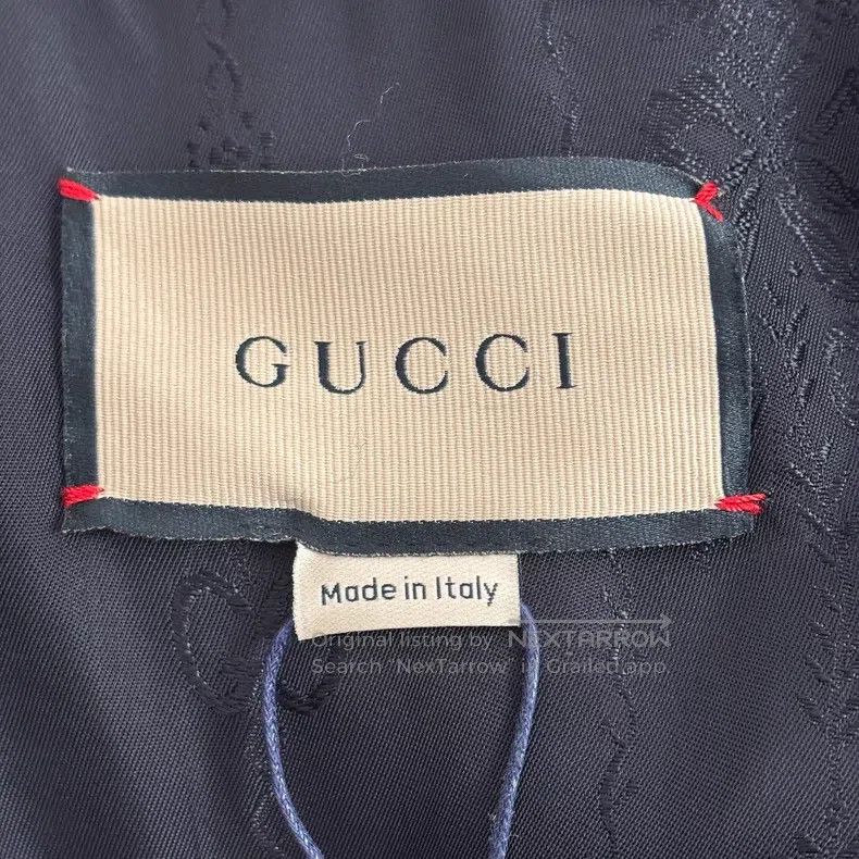 Gucci Gucci Colour-blocked plaid cotton lapel long-sleeved singl Size S / US 4 / IT 40 - 6 Thumbnail