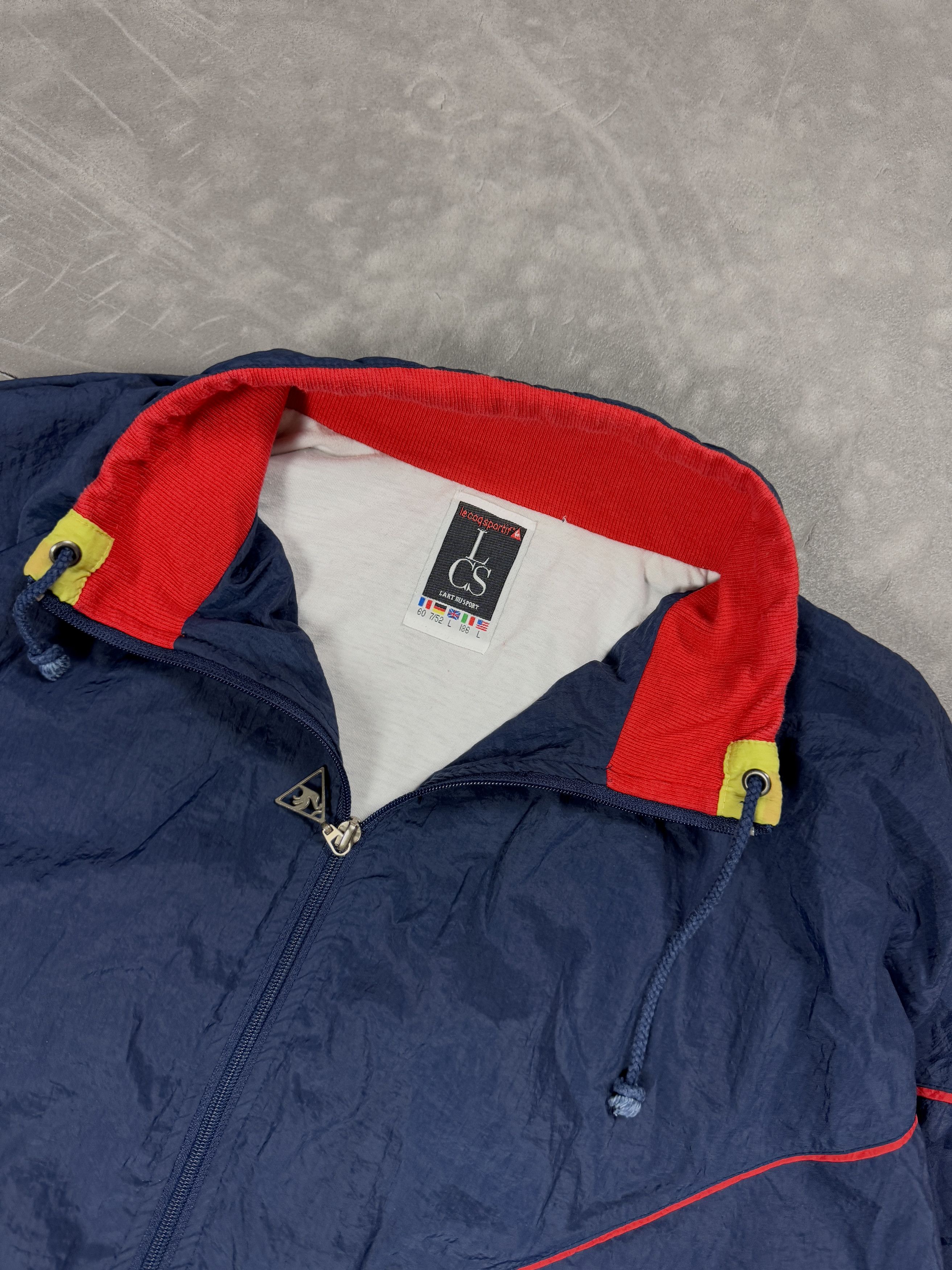 Le Coq Sportif × Vintage Le Coq Sportif windbreaker jacket boxy vintage retro 90s y2k Size US L / EU 52-54 / 3 - 13 Thumbnail