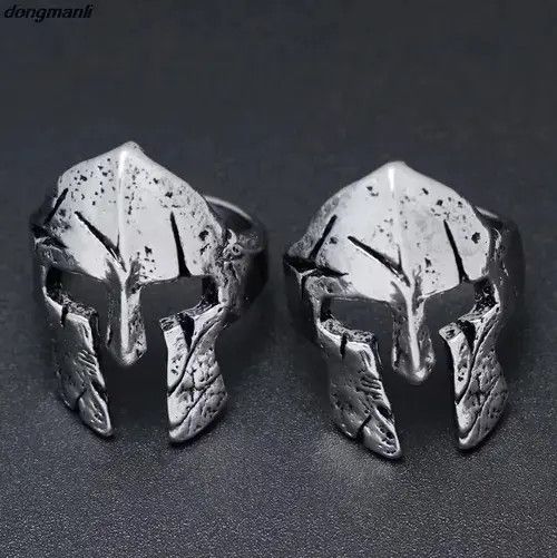Handmade × Ring Of Fire Mask Helmet Ring Cosplay Pantheon Spartan Helmet Size ONE SIZE - 3 Thumbnail