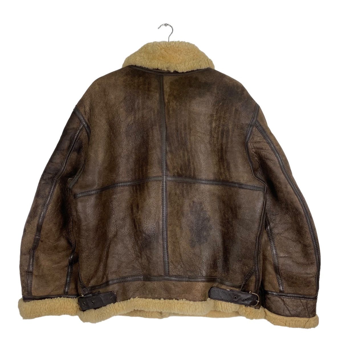 Japanese Brand Men Robo B-3 style sheep skin shearling leather jacket Size US M / EU 48-50 / 2 - 9 Thumbnail