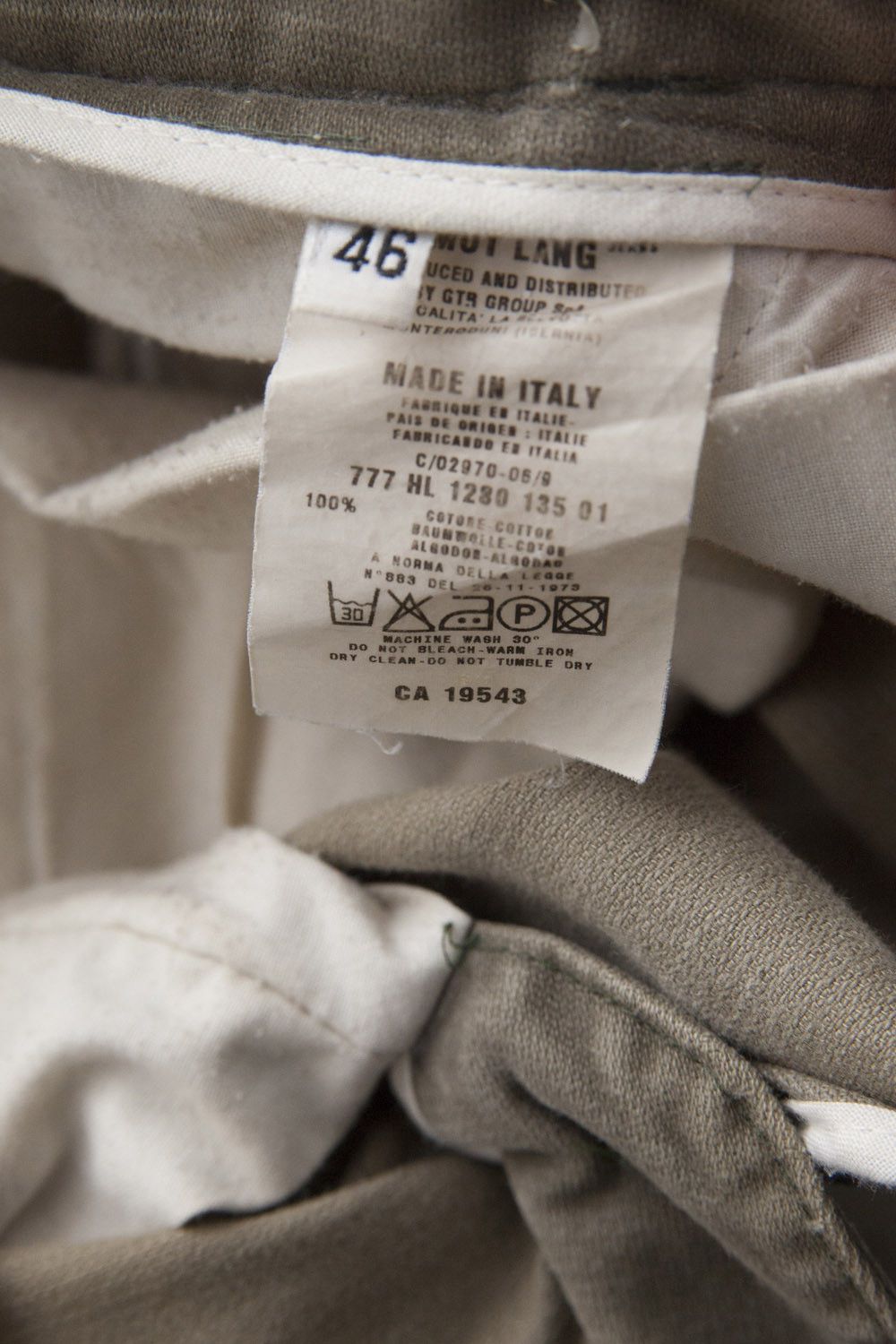 Helmut Lang AW99 beige astro biker pants Size US 30 / EU 46 - 8 Thumbnail