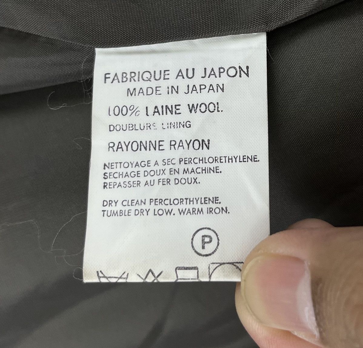 Yohji Yamamoto Vintage Yohji Yamamoto Trashed Wool Blazer Coats Jacket Size US M / EU 48-50 / 2 - 10 Thumbnail