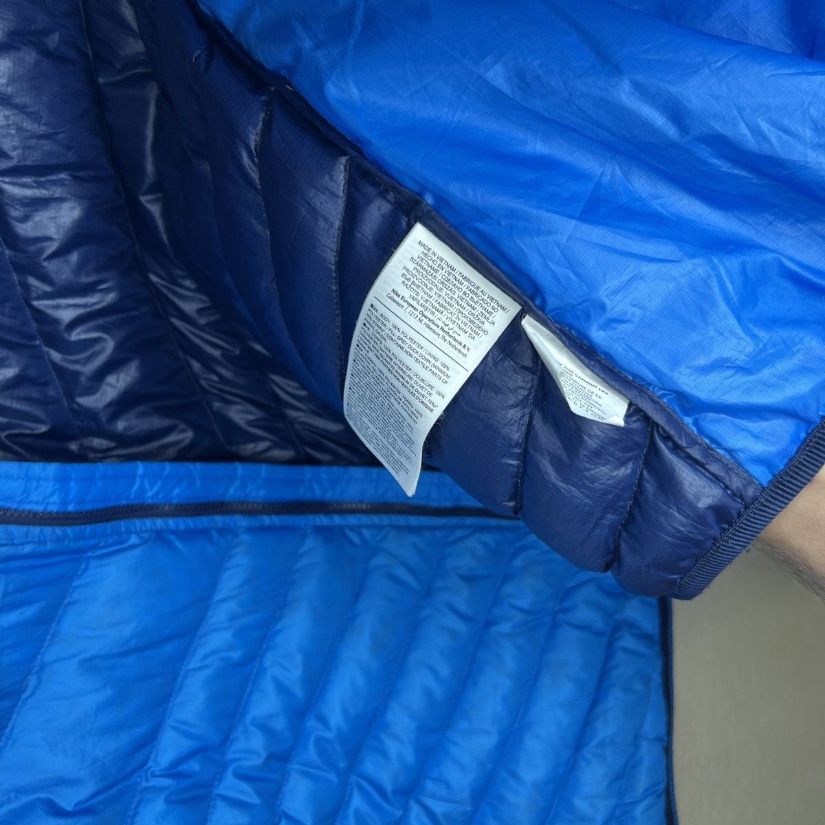 Nike Nike Tech Fleece Puffer Down Jacket Blue Log Rare Y2K Drill Size US M / EU 48-50 / 2 - 7 Thumbnail