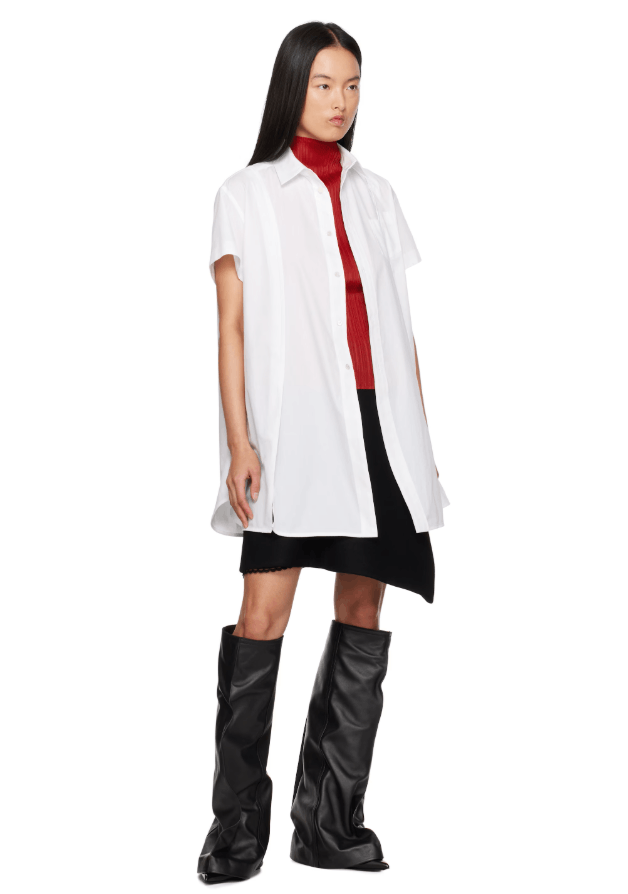 Sacai BNWT AW24 SACAI LEATHER PANTS BOOTS 40 Size US 10 / IT 40 - 1 Thumbnail