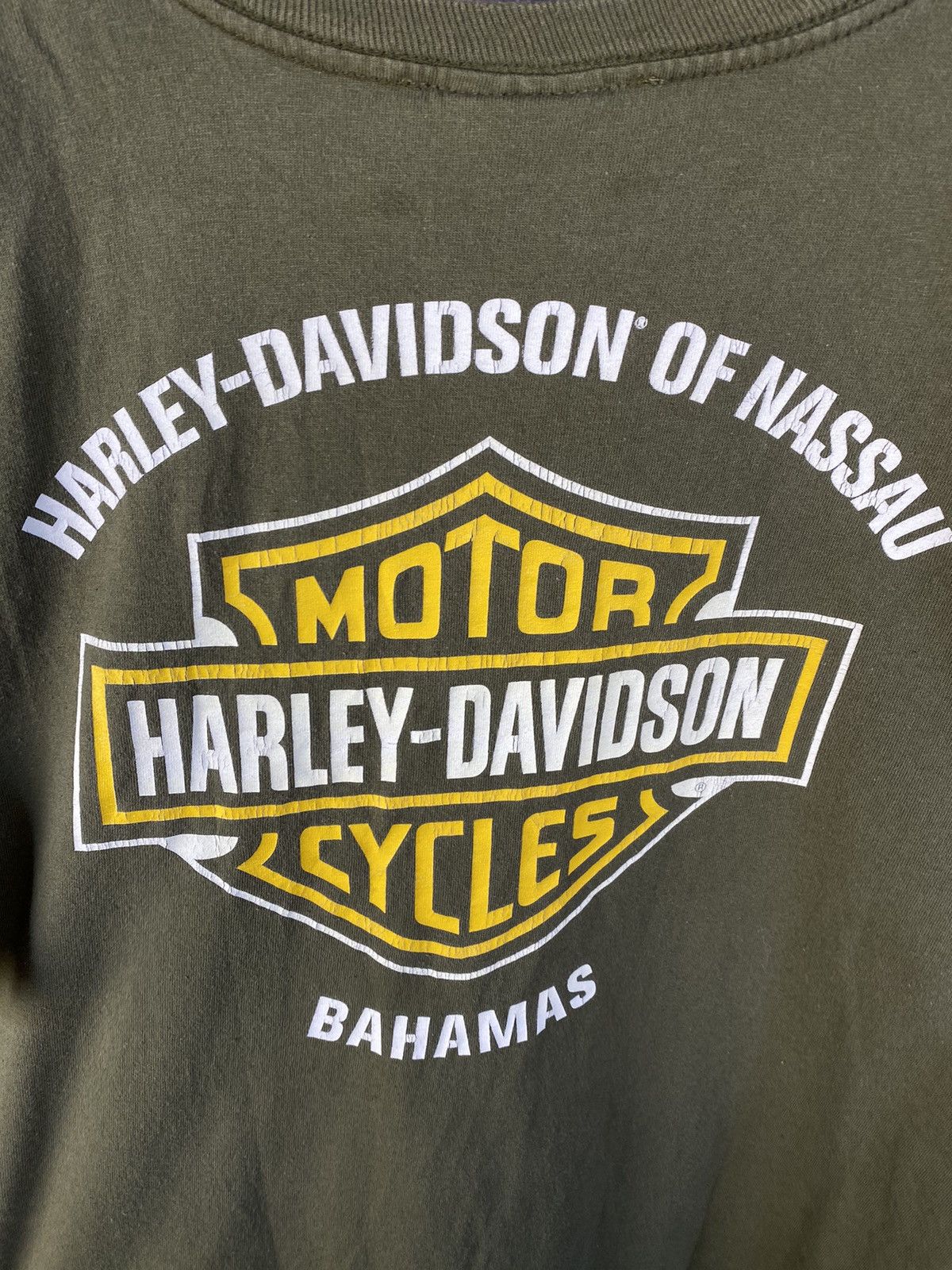 Harley Davidson Vintage Y2K Harley Davidson Bahamas Graphic Tee Size US L / EU 52-54 / 3 - 5 Thumbnail