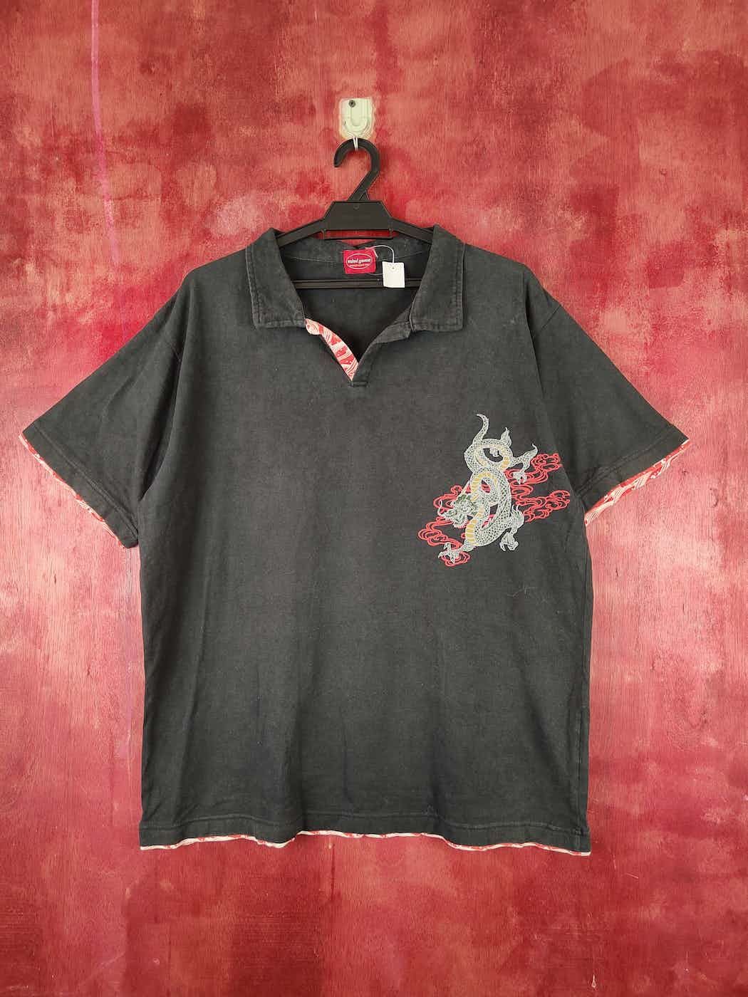 Japanese Brand Mind Game Black Dragon Short Sleeve T-shirts #S2305 Size US L / EU 52-54 / 3 - 7 Thumbnail