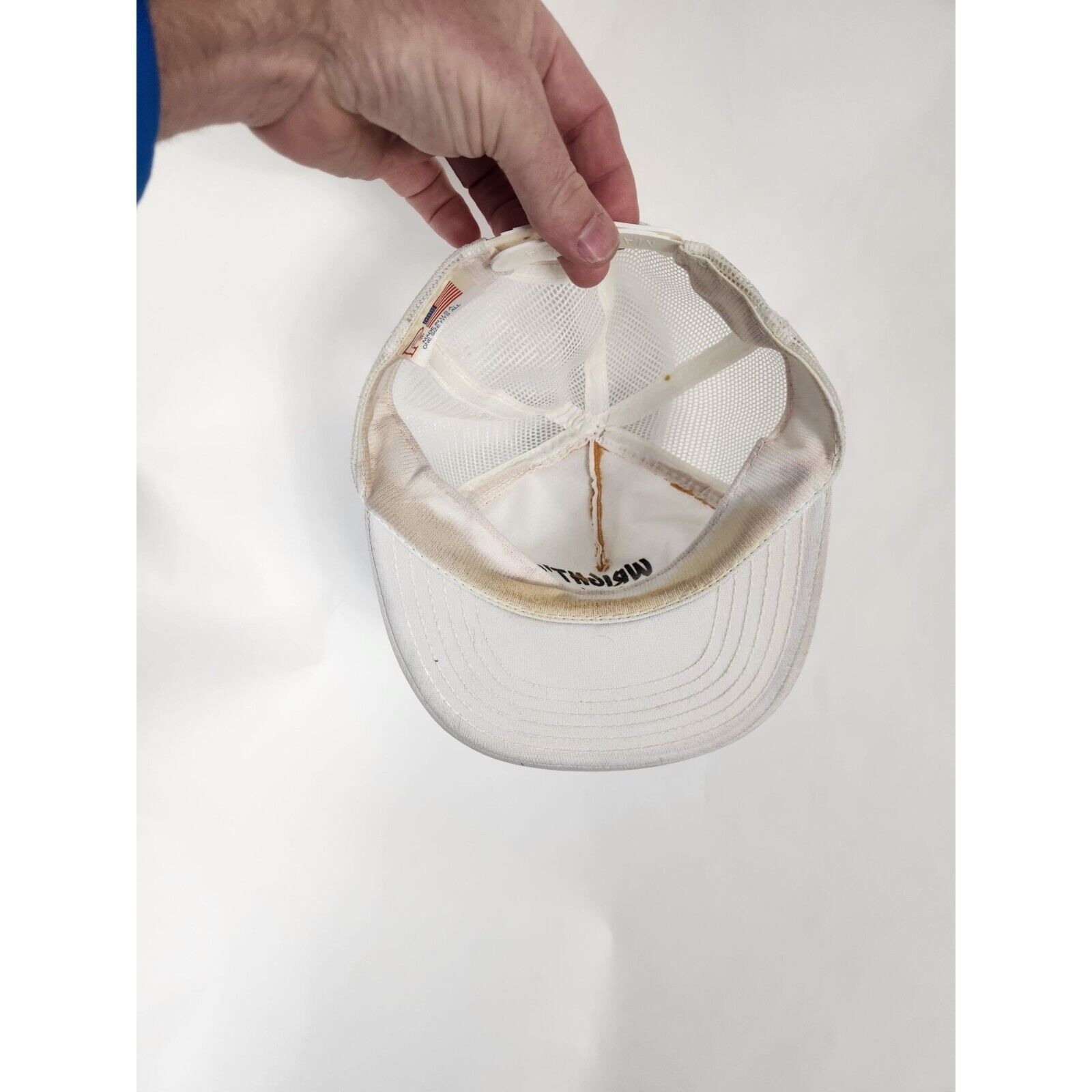 Other Vintage 80s Wright's Meat Packing Snapback hat Size ONE SIZE - 7 Thumbnail