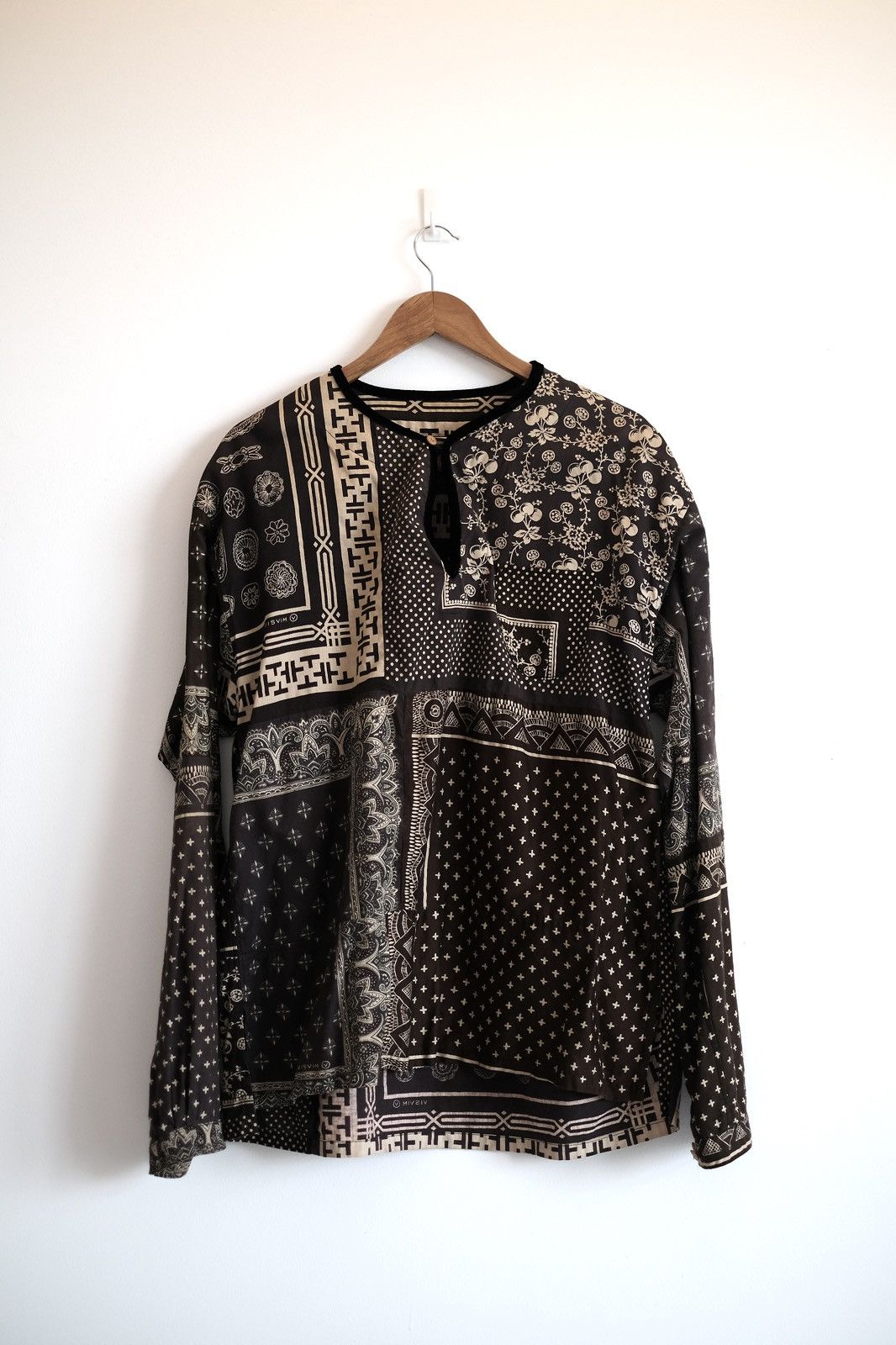 Visvim ICT Mud Dyed Tunic Bandana | Grailed