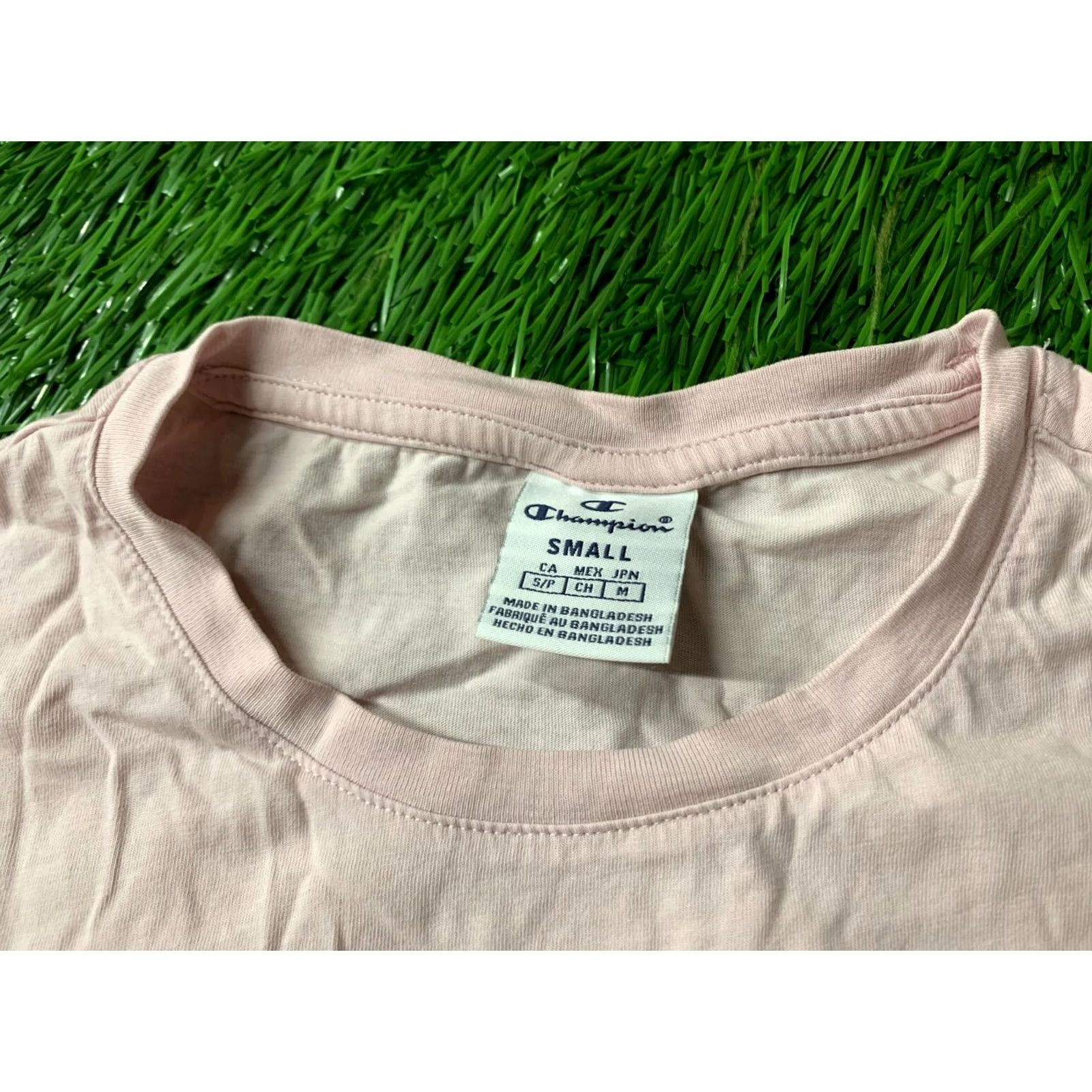 Champion Champion Women's Casual Shirt T-Shirt Jersey Size S Pink Regular Fit Size S / US 4 / IT 40 - 4 Thumbnail