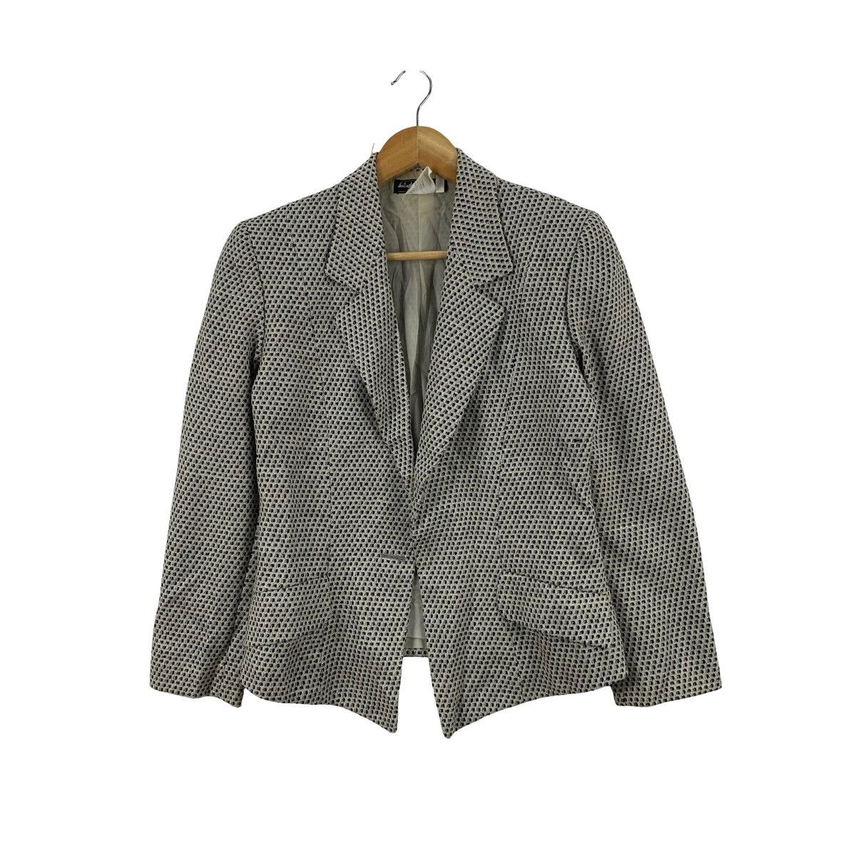 Salvatore Ferragamo Vintage SALVATORE FERRAGAMO Tweed Blazer Jacket Size S / US 4 / IT 40 - 5 Thumbnail
