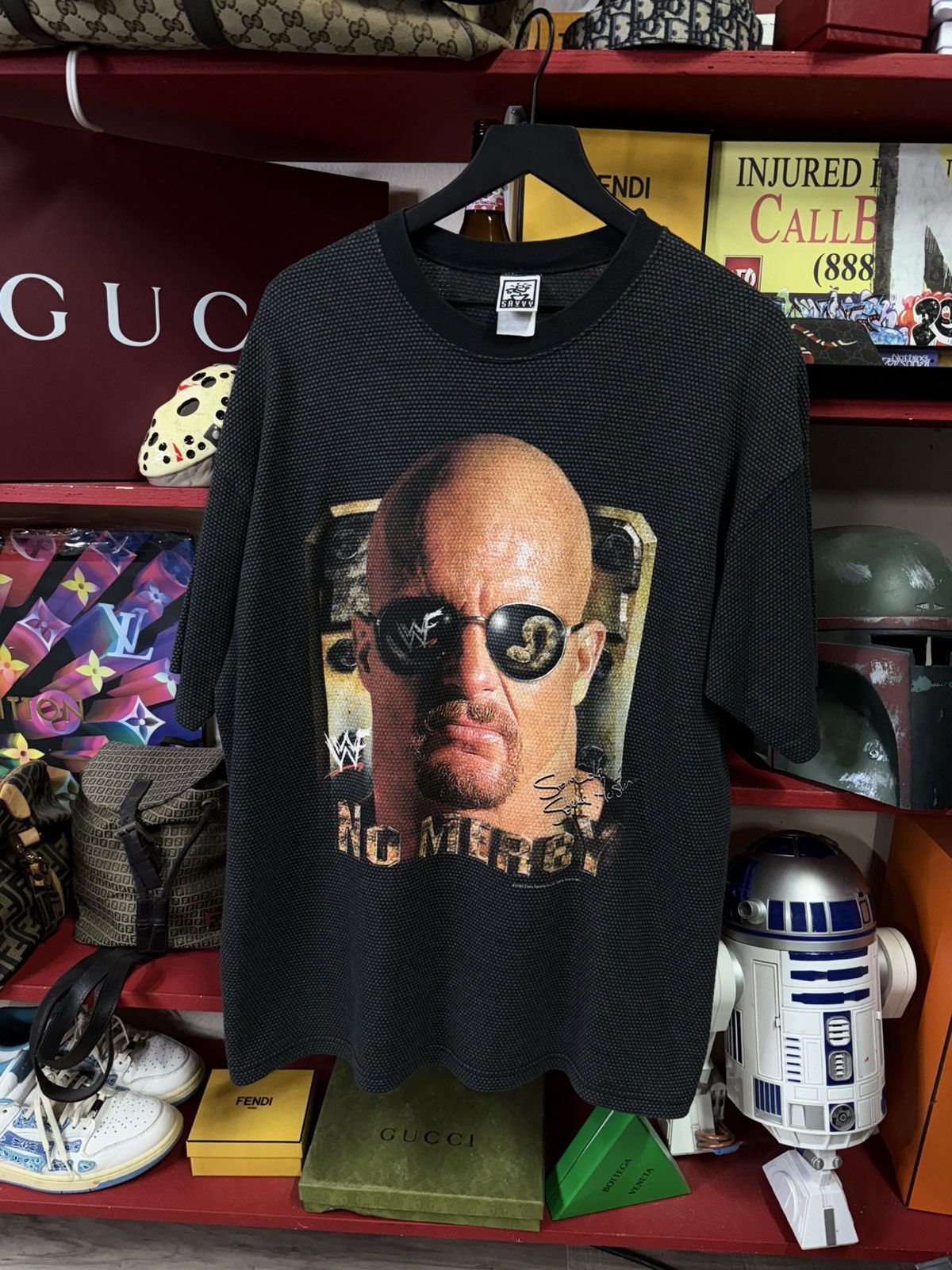 Vintage 90’s WWF Stone Cold Wrestling Tee Shirt XLarge