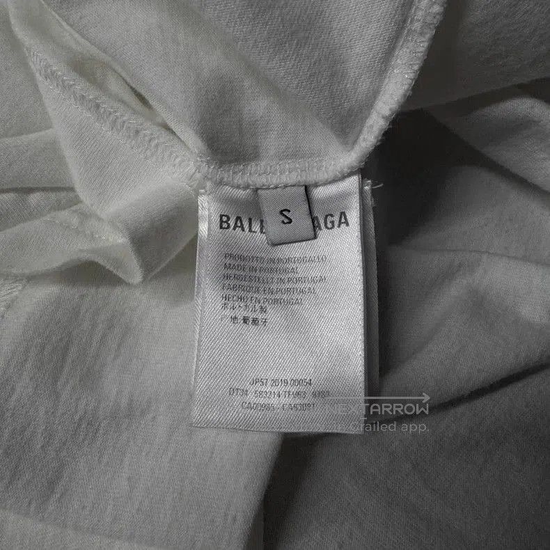 Balenciaga Balenciaga White Red Letter Short Sleeve. Size US S / EU 44-46 / 1 - 4 Thumbnail