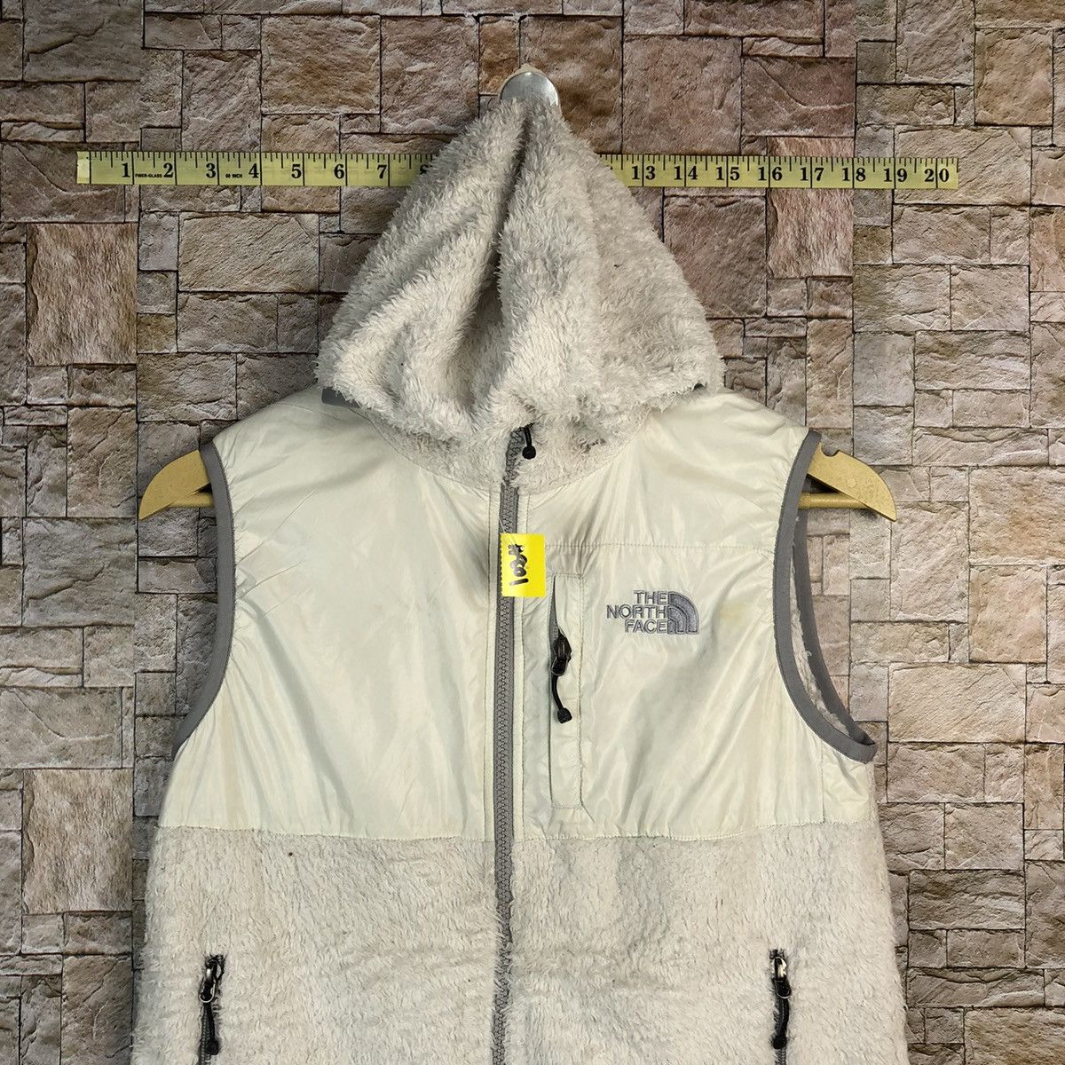 The North Face North Face White hoodie fleece Vest #A801 Size US S / EU 44-46 / 1 - 2 Thumbnail