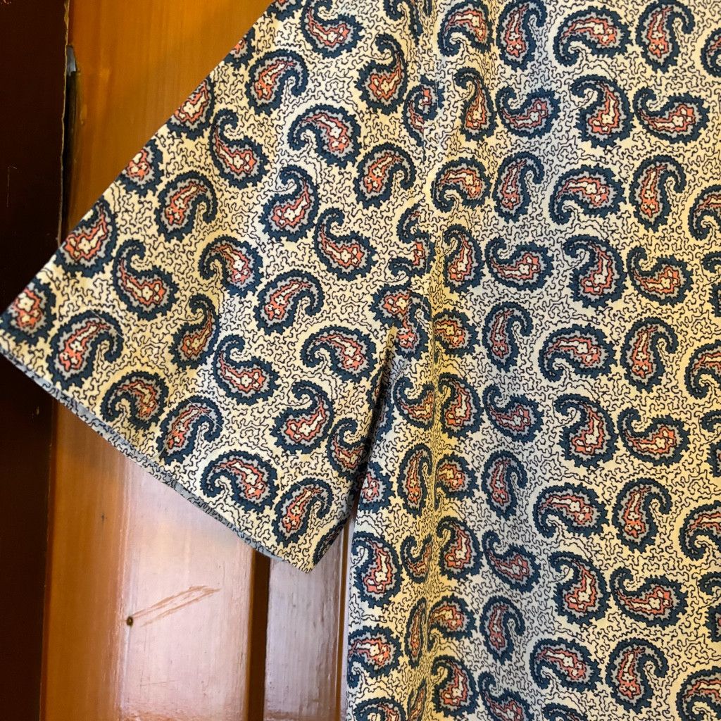 Perry Ellis Perry Ellis Mens Paisley Shortsleeve button down shirt Size US L / EU 52-54 / 3 - 4 Thumbnail