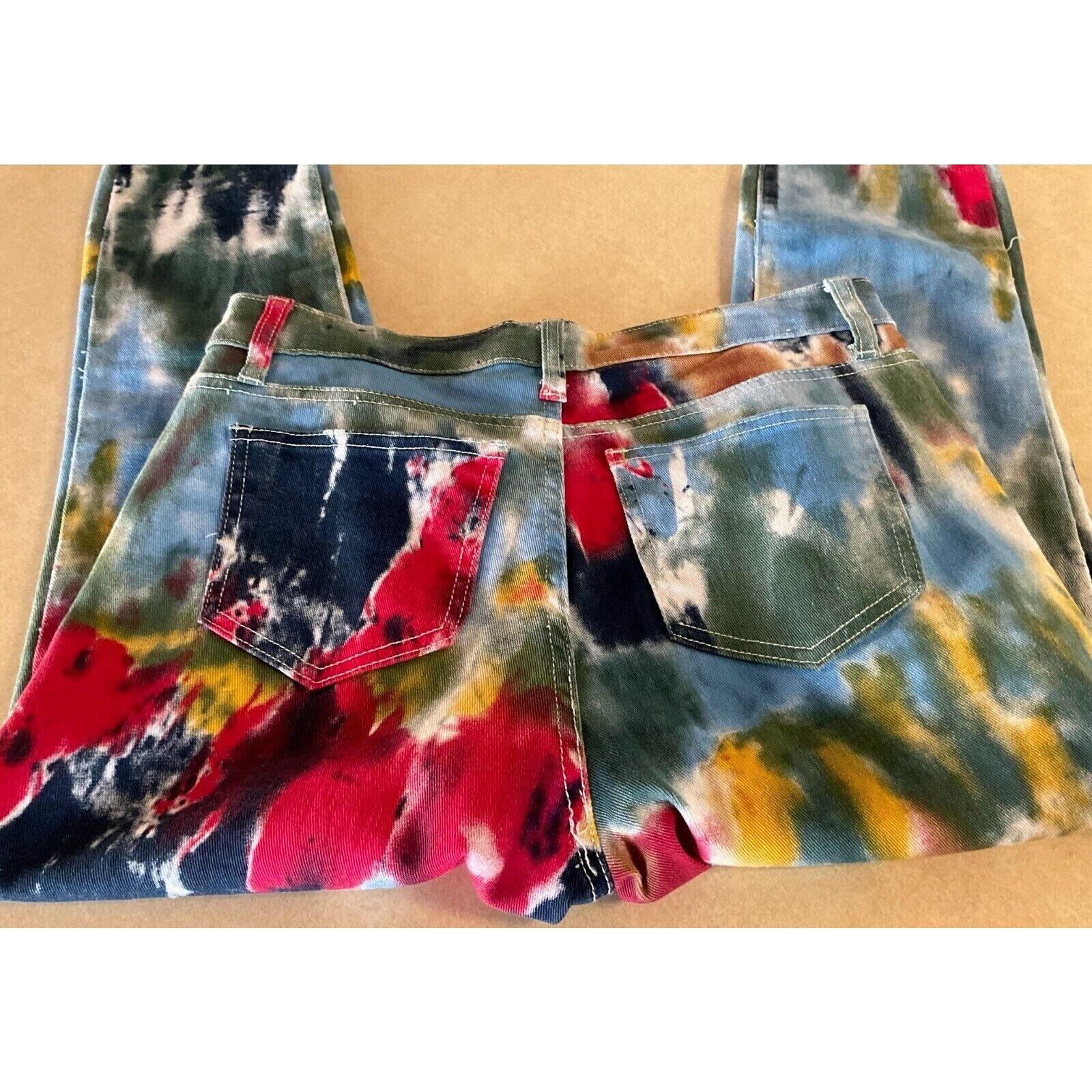 Other HYDRAULIC MURRAY TIE DYE SPLATTER CROPPED SKINNY JEANS SZ 8 Size 30" / US 8 / IT 44 - 5 Thumbnail