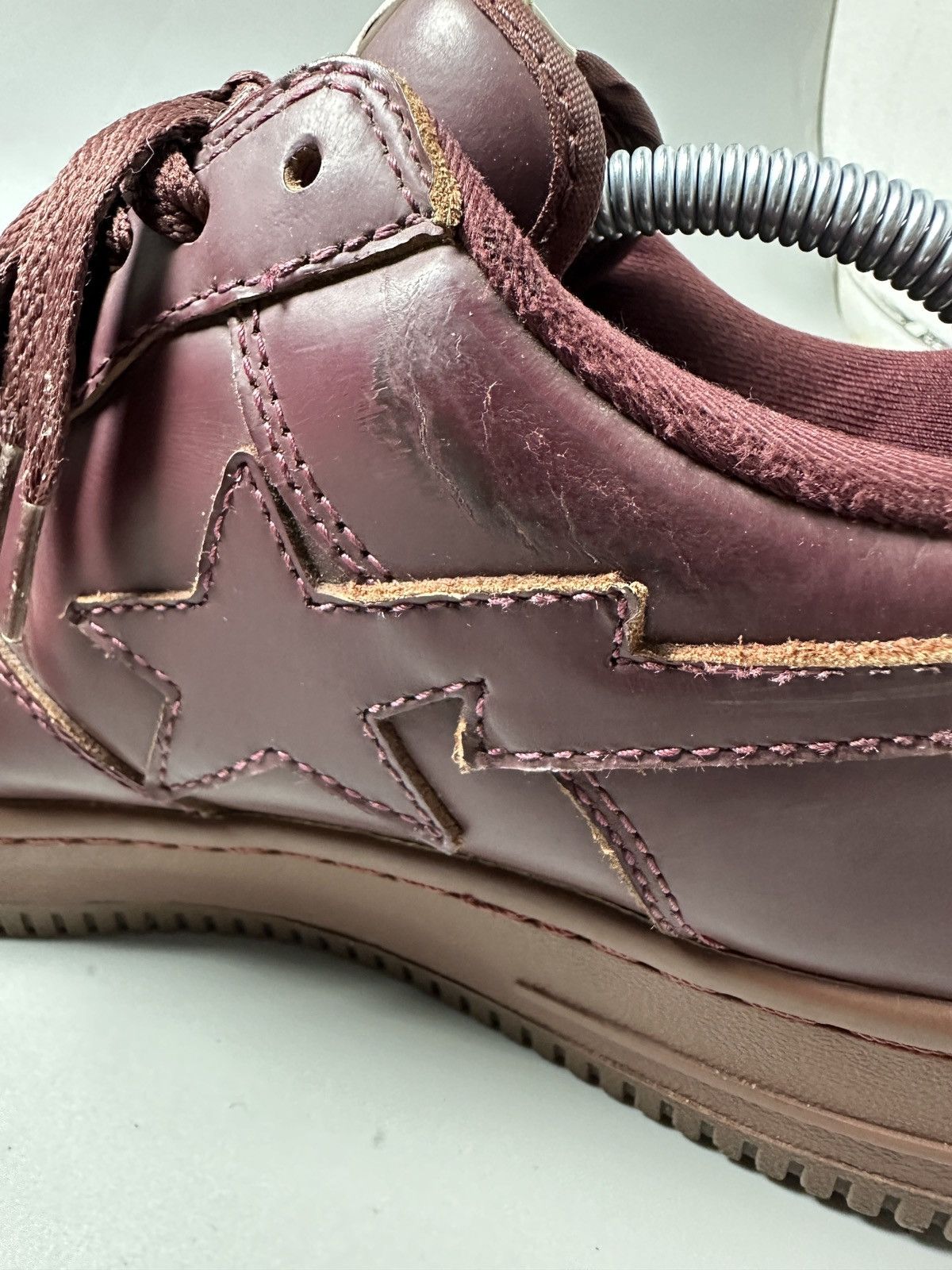Bape Glass Leather Bapesta Size US 9.5 / EU 42-43 - 10 Thumbnail