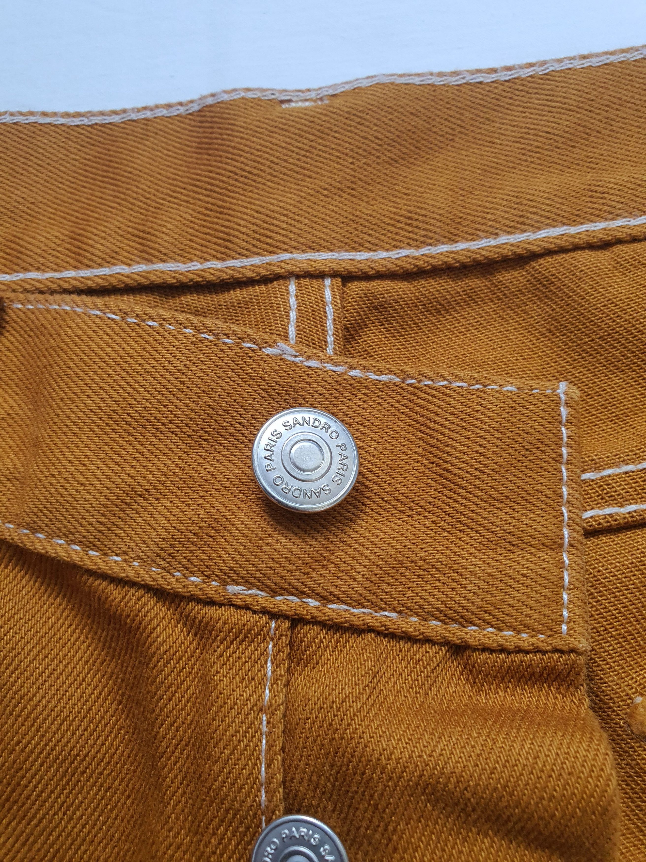 Sandro Regular Fit Denim Jeans (Code: P6468S) - Caramel - Sz W31 Size US 31 - 10 Thumbnail
