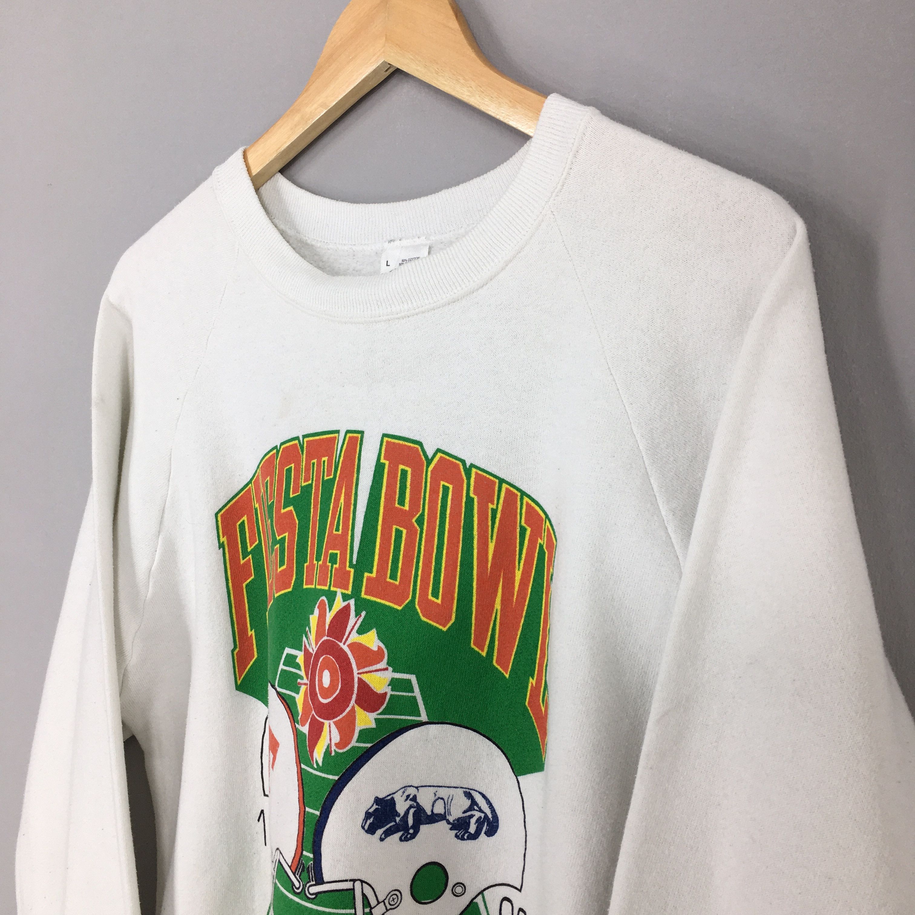 Fruit Of The Loom × NCAA × Vintage Vintage 90s Fiesta Bowl Football NCAA Sweatshirt L Size US L / EU 52-54 / 3 - 5 Thumbnail