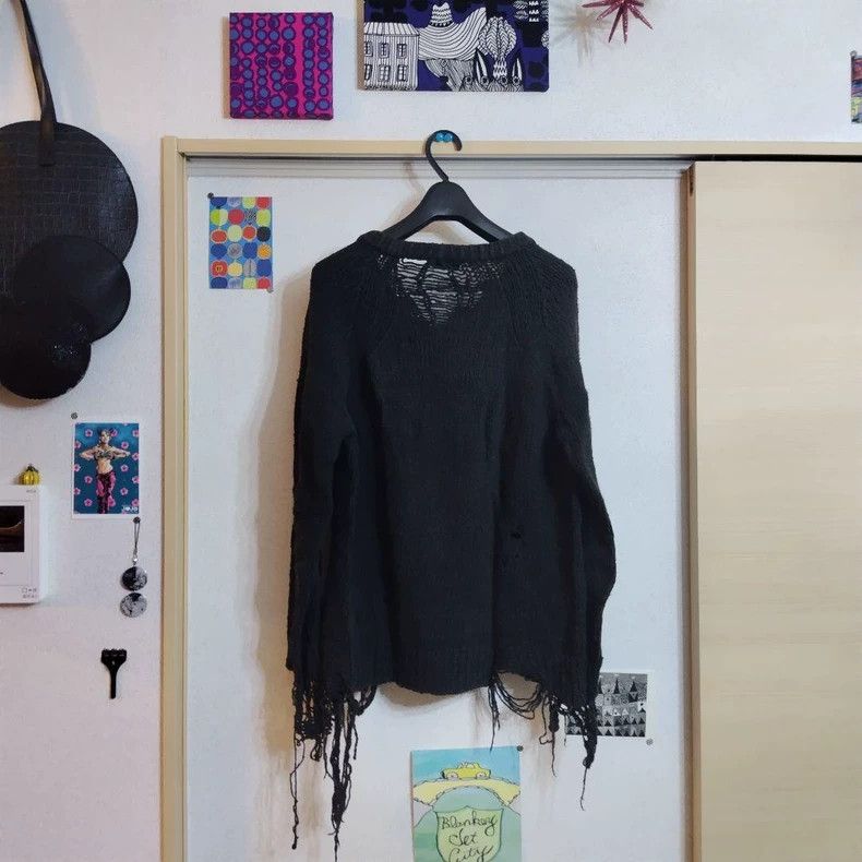 Number (N)ine number (n)ine 03aw Distressed Sweater Size US M / EU 48-50 / 2 - 1 Thumbnail
