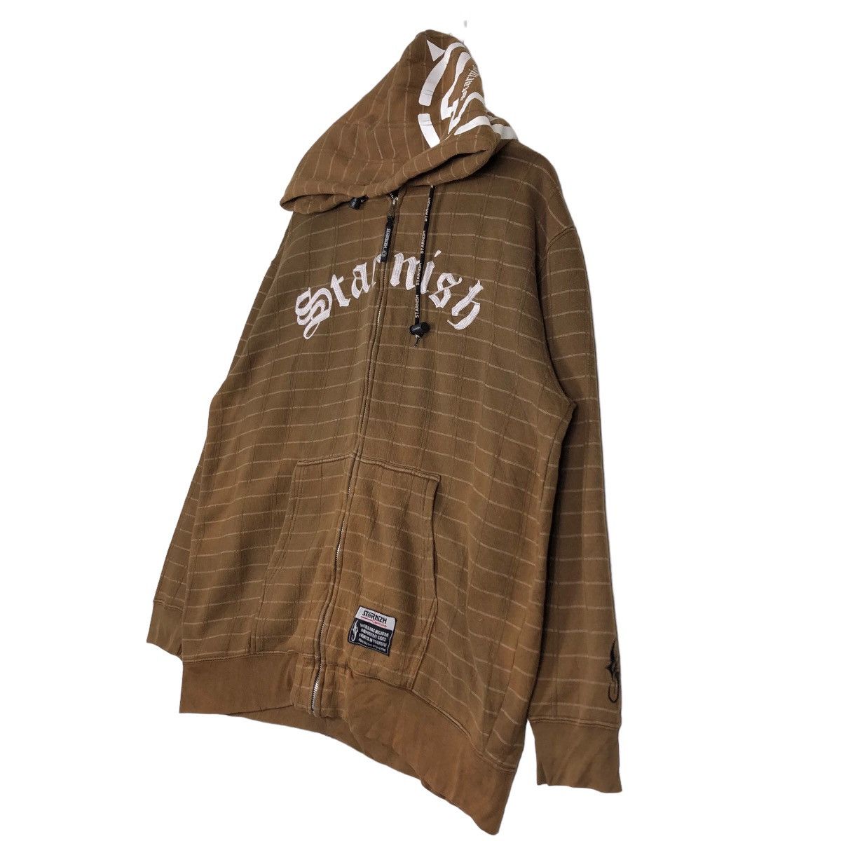 Japanese Brand 🔥Vintage Starnish Hoodie Zipper Jacket Big Logo Streetwear Size US XL / EU 56 / 4 - 2 Thumbnail