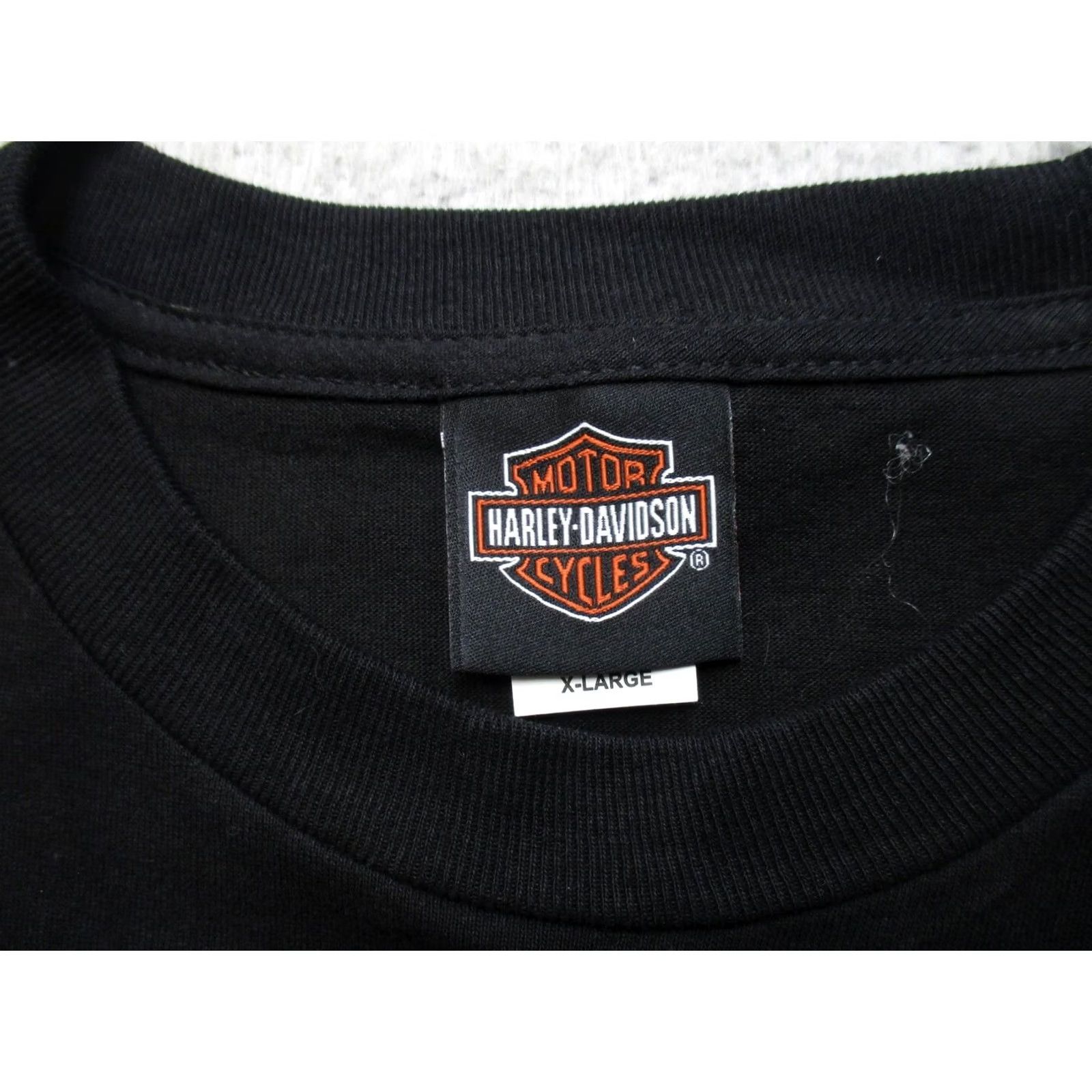 Harley Davidson Harley-Davidson Shirt Mens XL Black Flaming Skull Graphic Tee Size US XL / EU 56 / 4 - 3 Thumbnail
